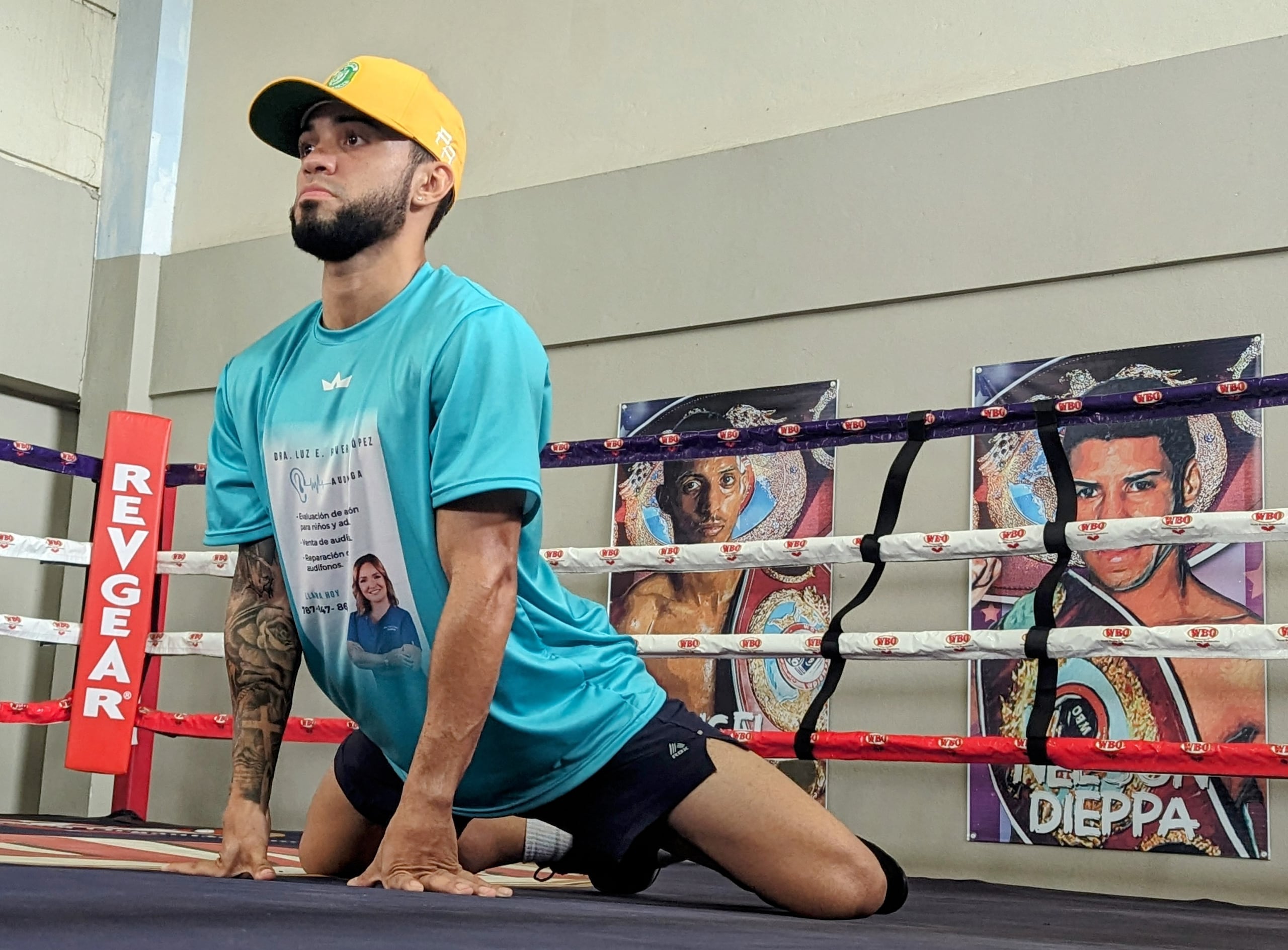 Oscar Collazo comenzó los entrenamientos para el compromiso del 27 de enero el pasado noviembre.