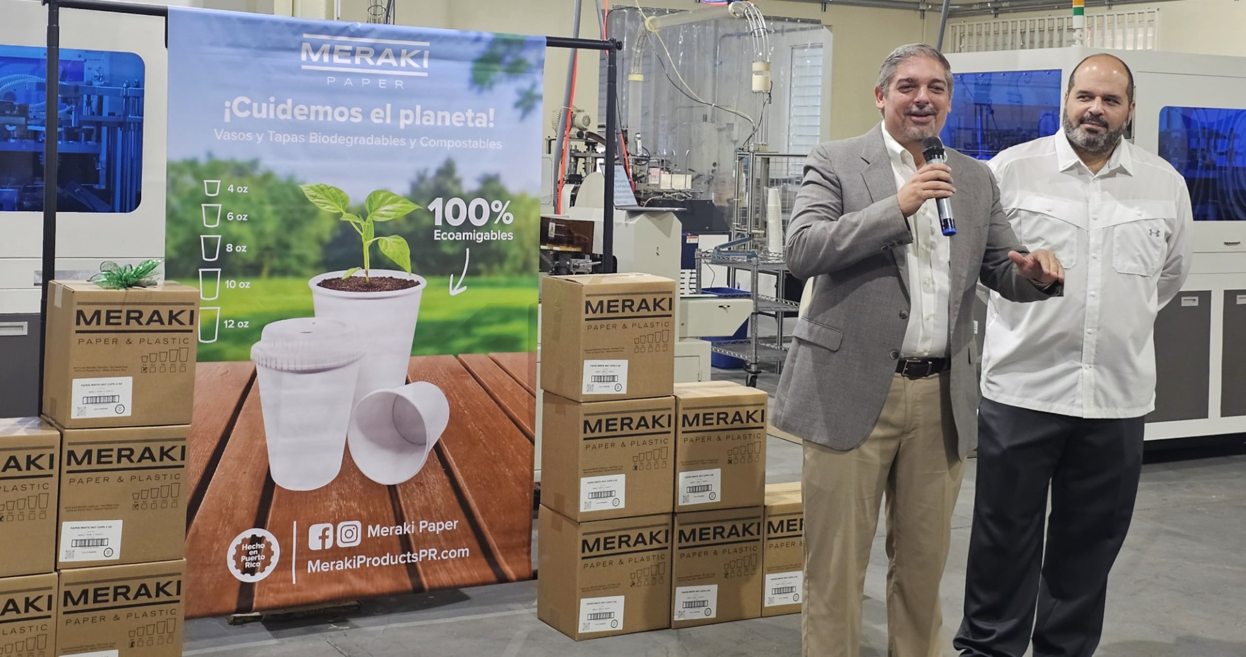Meraki Papers producirá vasos compostables