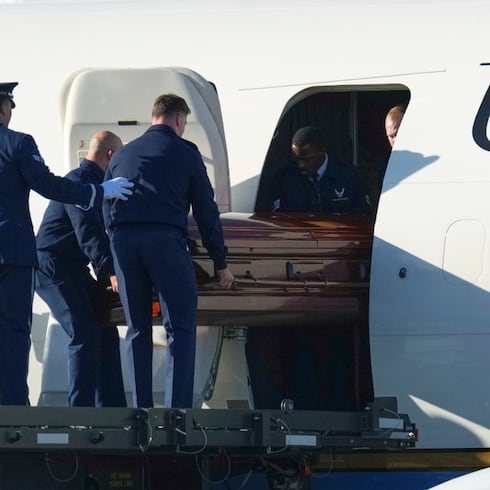 FOTOS: Así fue el traslado del cuerpo de Charlie Kirk a su Arizona natal