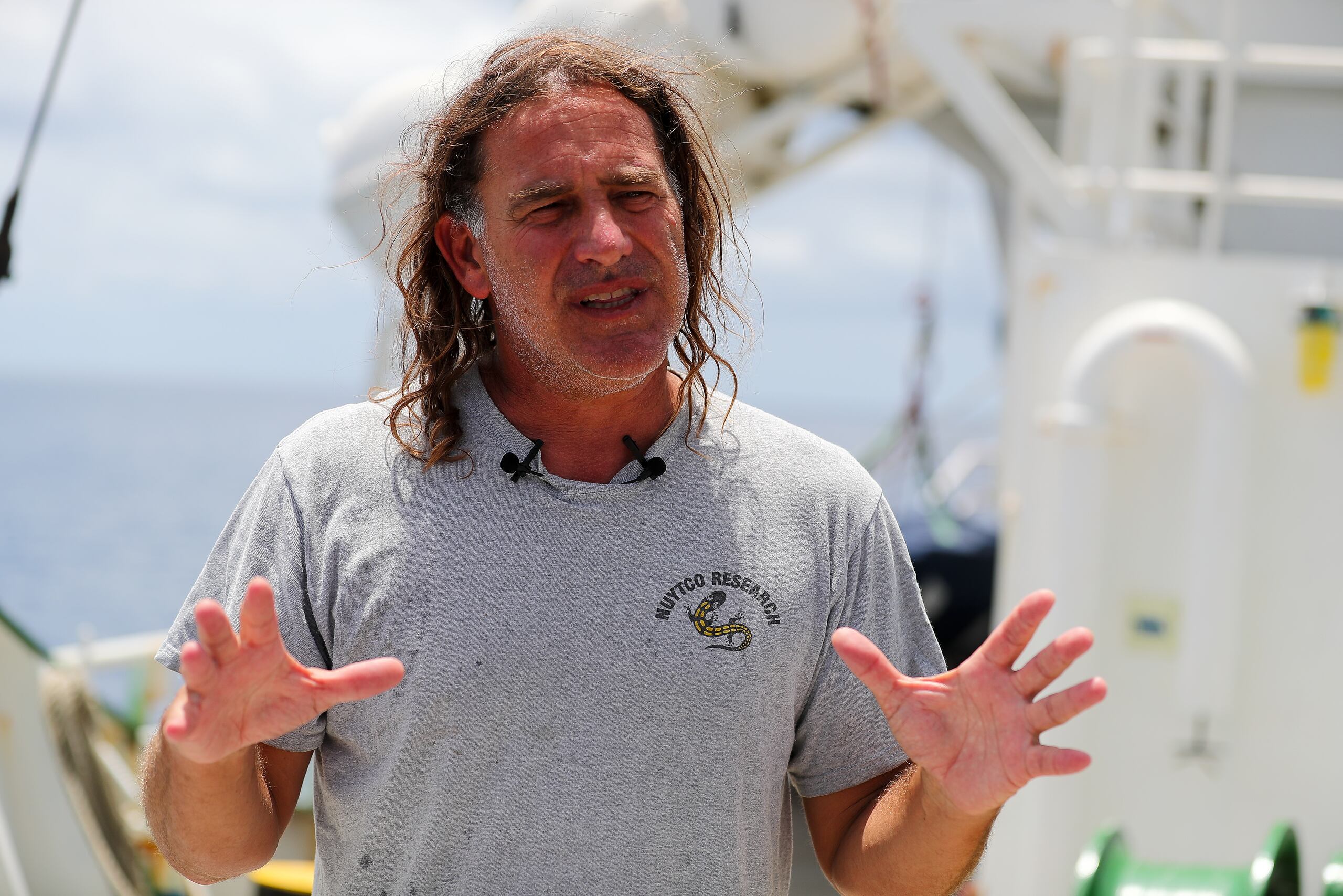 El investigador de Greenpeace, Hernán Pérez Orsi.