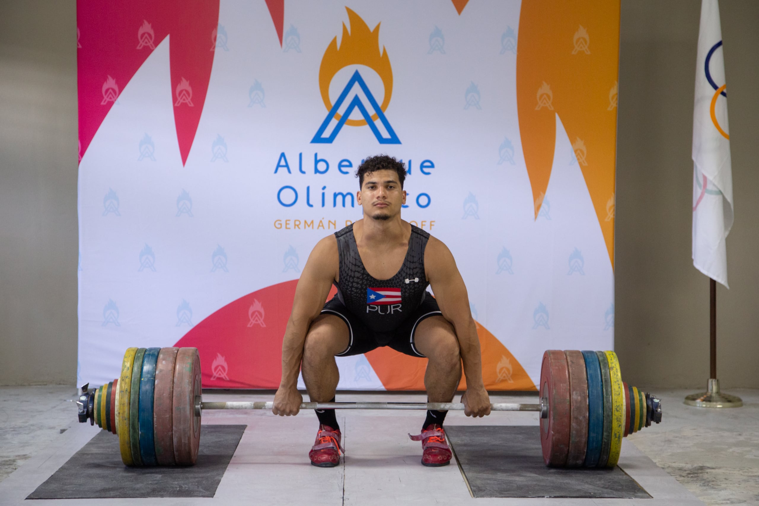 Luis Lamenza es parte del equipo boricua en San Salvador.