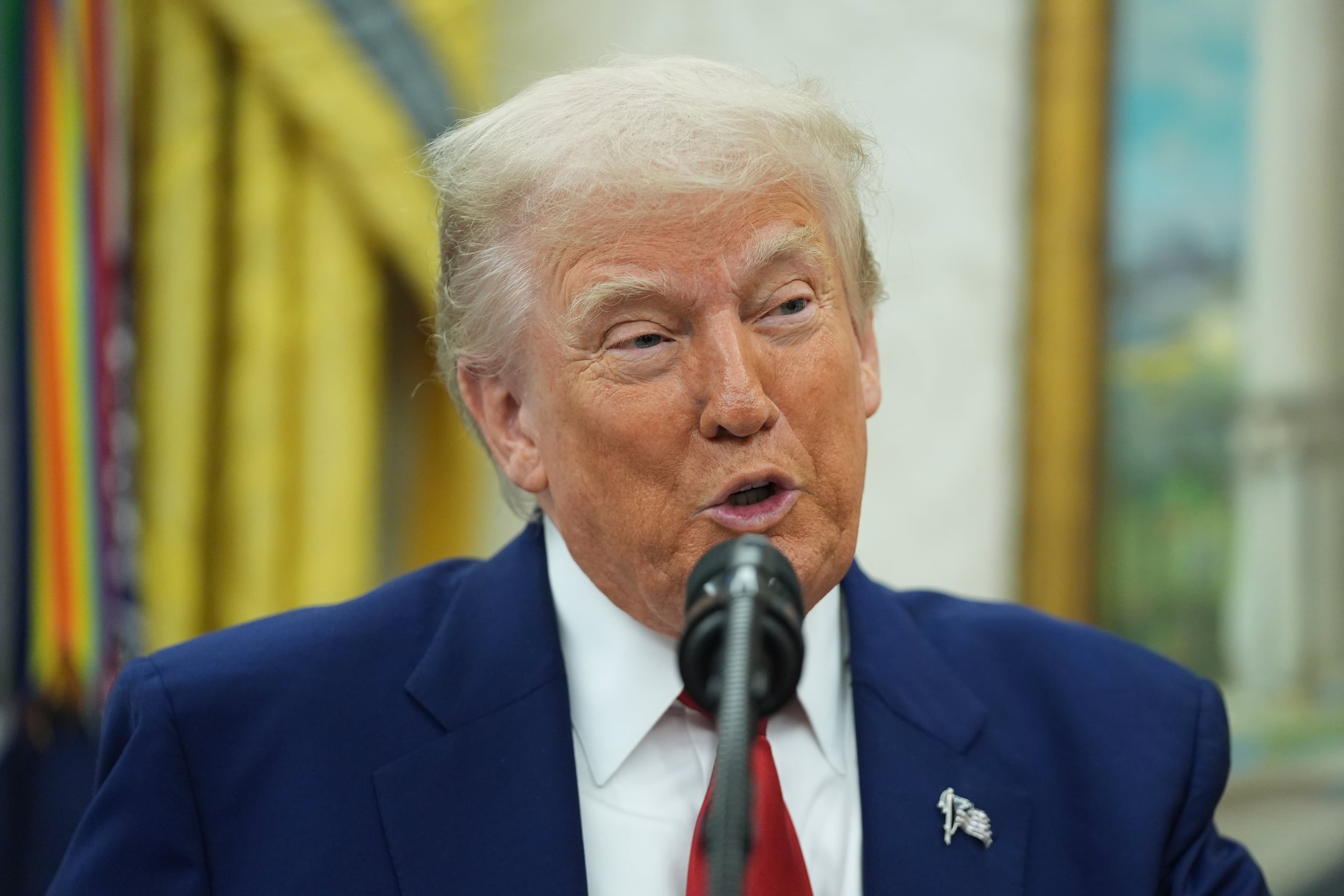 El presidente, Donald Trump.