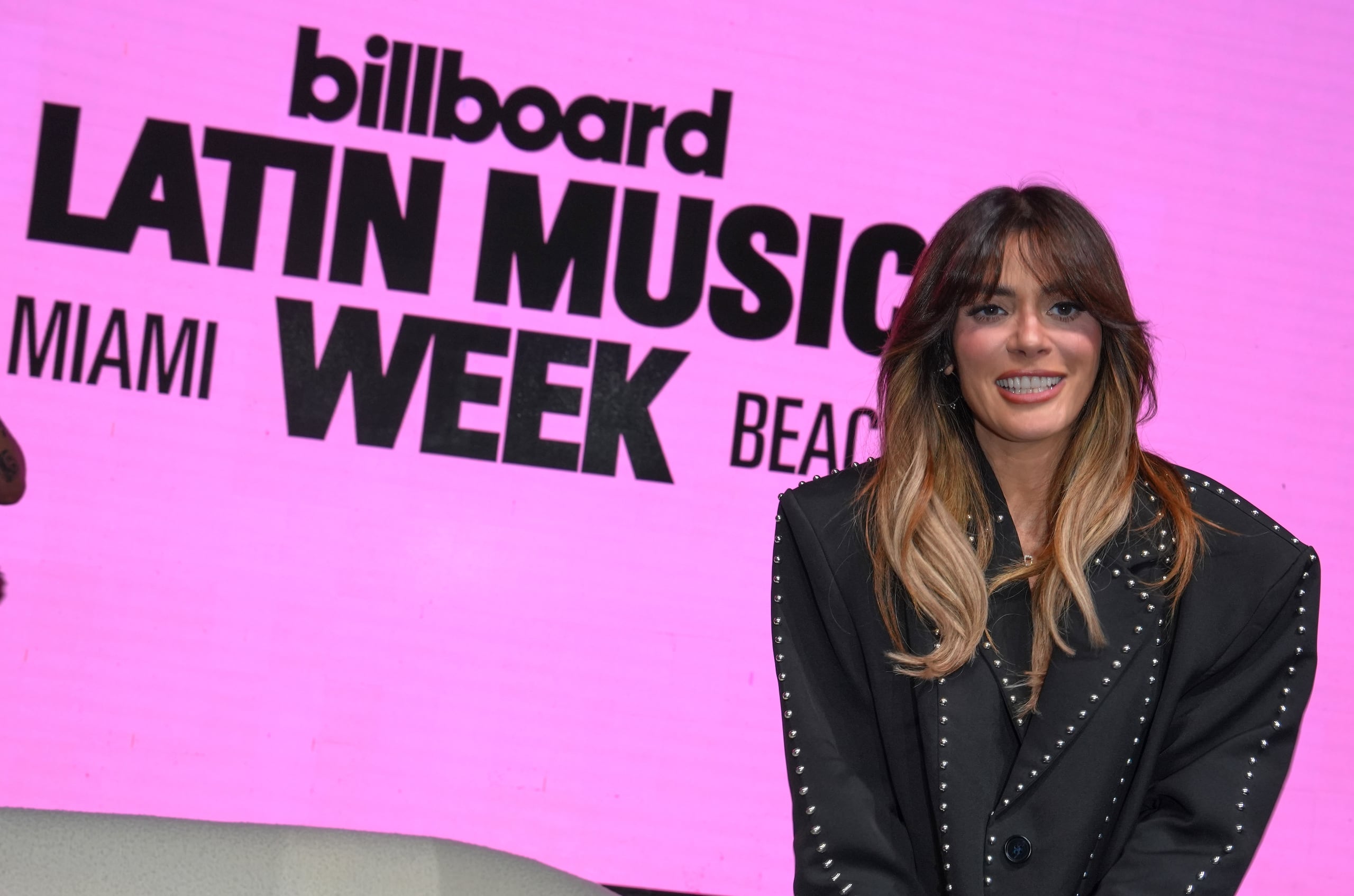 La cantante puertorriqueña Kany García posa durante el primer día de la Semana Billboard de la Música Latina este lunes, en el Teatro Faena en Miami Beach, Florida (Estados Unidos). EFE/Alberto Boal