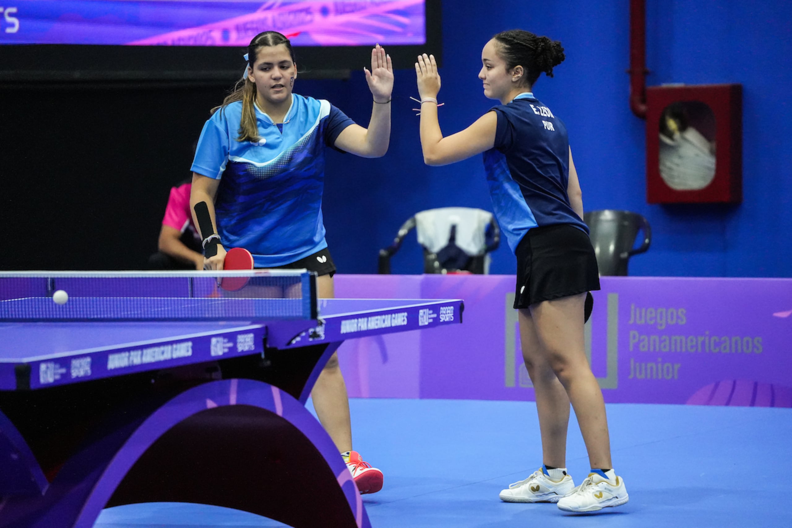 Kristal Meléndez y Edmarie León obtuvieron plata en la modalidad de doble femenino.
Suministrada / Copur / Straffon Images