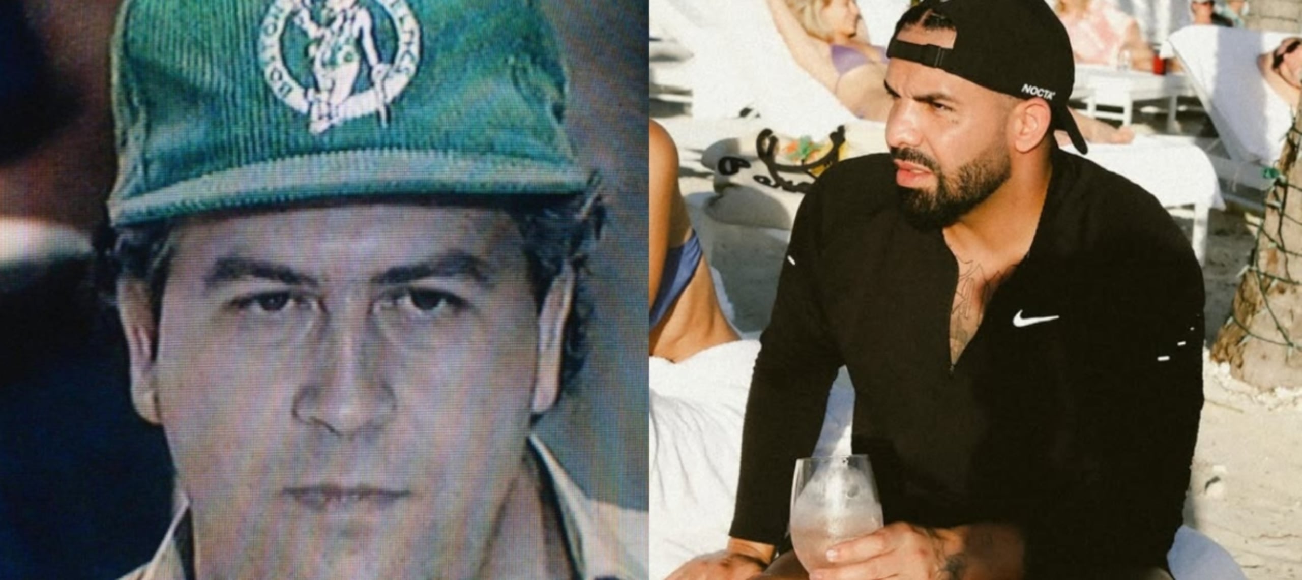 Pablo Escobar usó la gorra en el documental francés “Don Pablo Escobar: Rey de la cocaína” filmado en 1988.