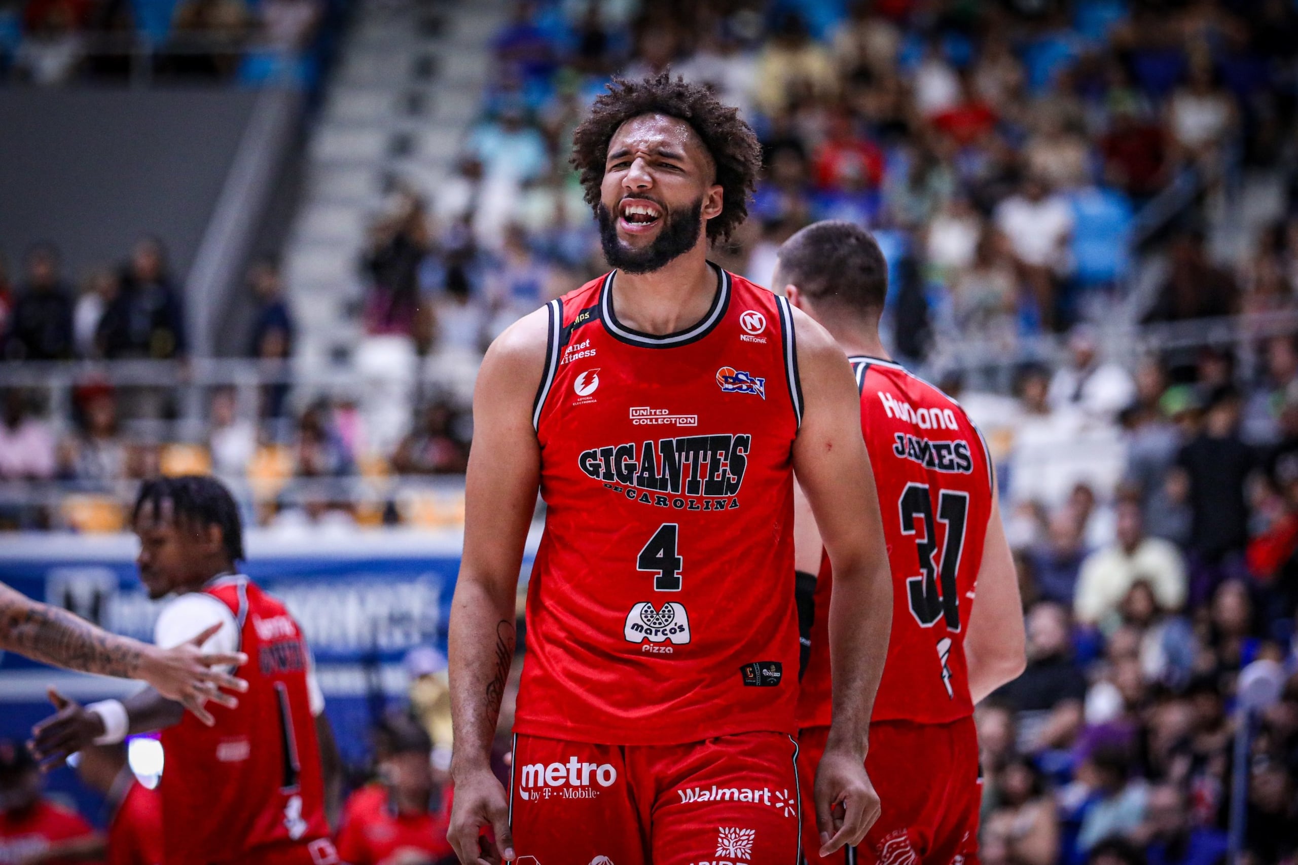 El centro titular George Conditt IV pudo reportarse a los Gigantes a partir del tercer juego de semifinales debido a su participación en los Juegos Olímpicos de París 2024, junto a Tremont Waters.