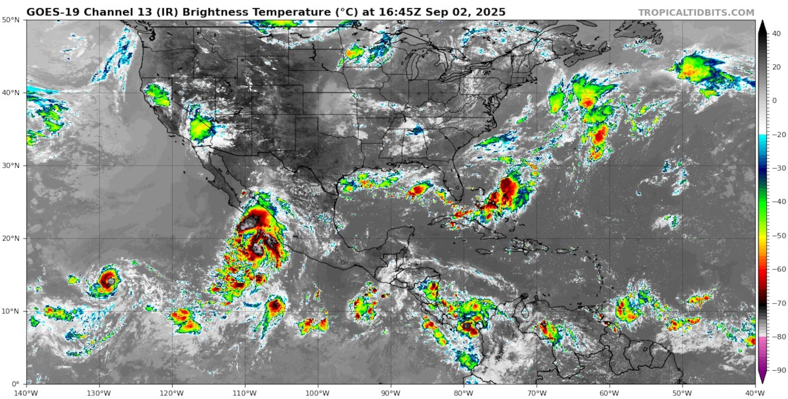 Tormenta tropical Lorena.