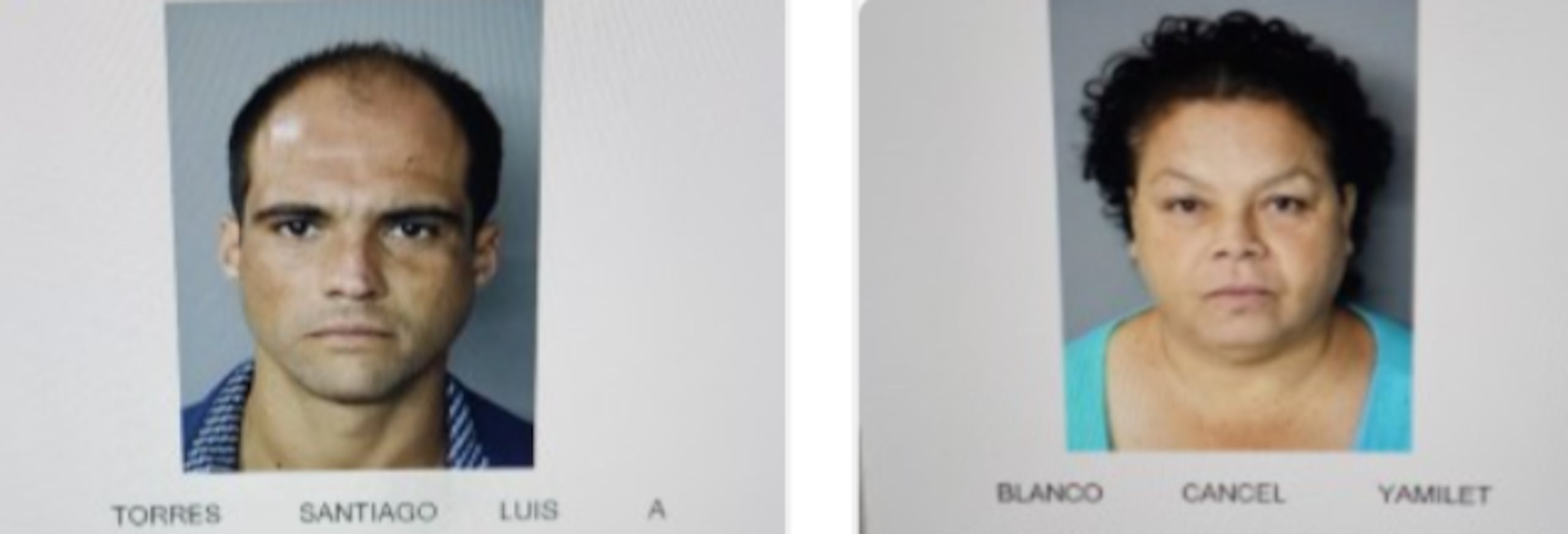 Luis A. Torres Santiago, conocido como Chicho y de 32 años, y Yamilet Blanco Cancel, de 46 años, fueron acusados por las autoridades.