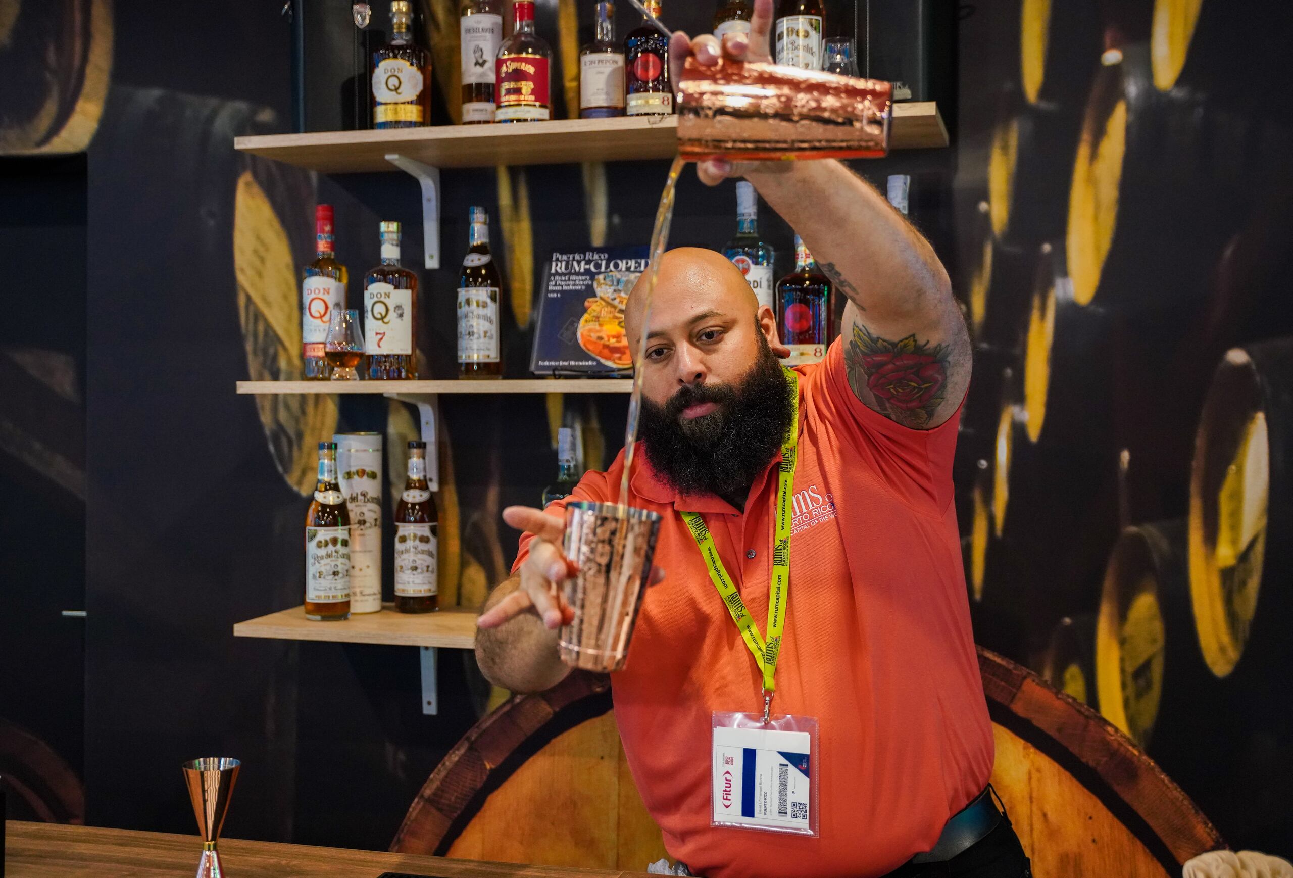 Rones de Puerto Rico ofreció talleres de confección de tragos a base de ron y jugos naturales.