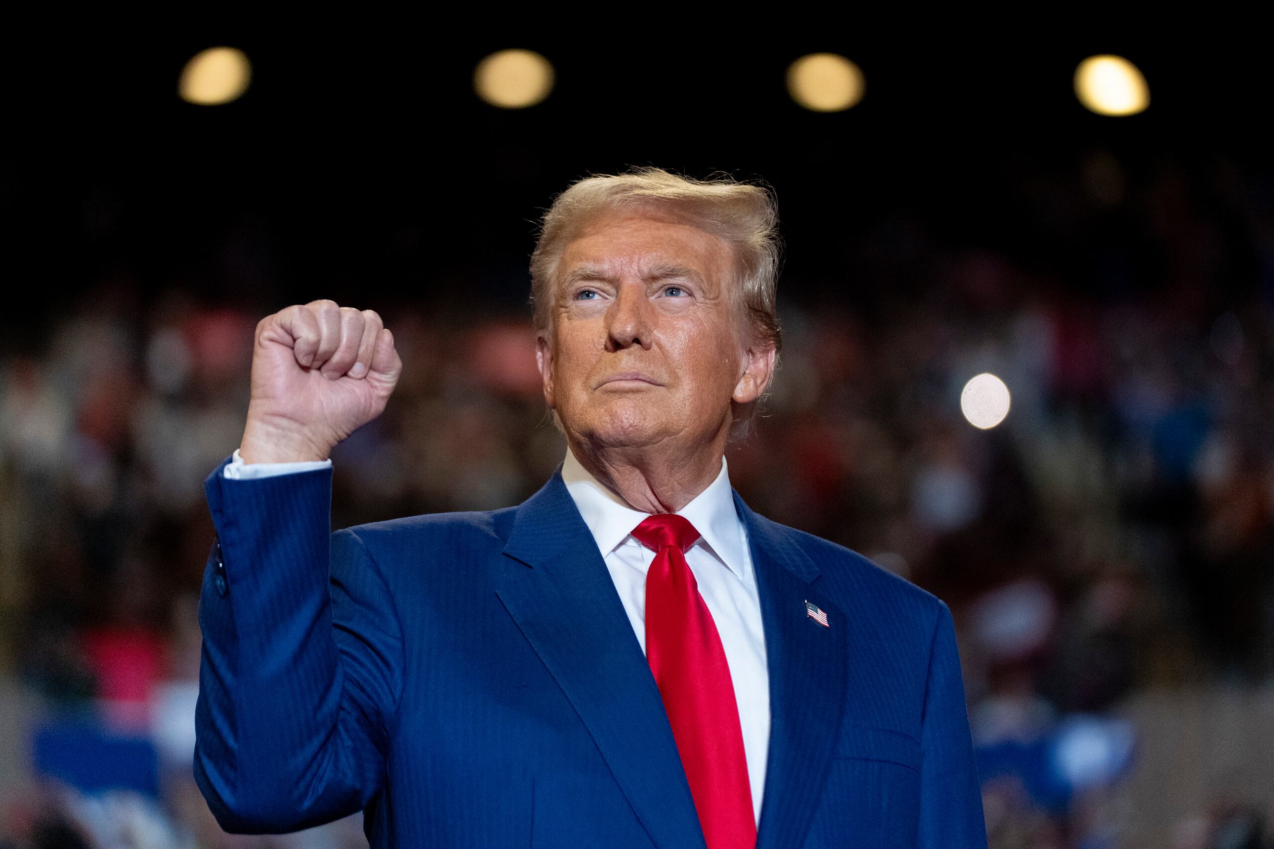 El republicano, Donald Trump.
