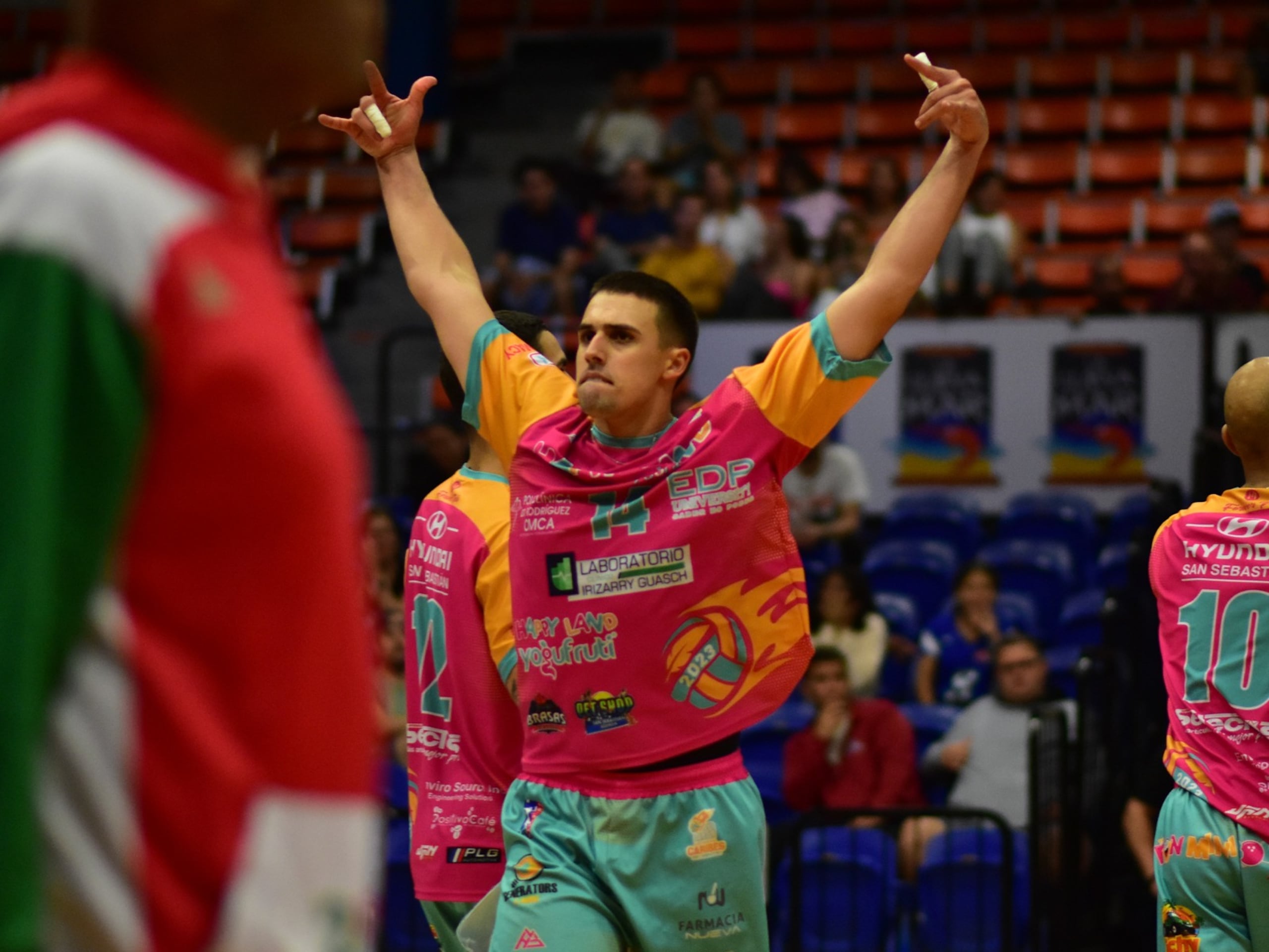 Pelegrín Vargas hijo está en su primera temporada con los Caribes de San Sebastián en la Liga de Voleibol Superior Masculino.