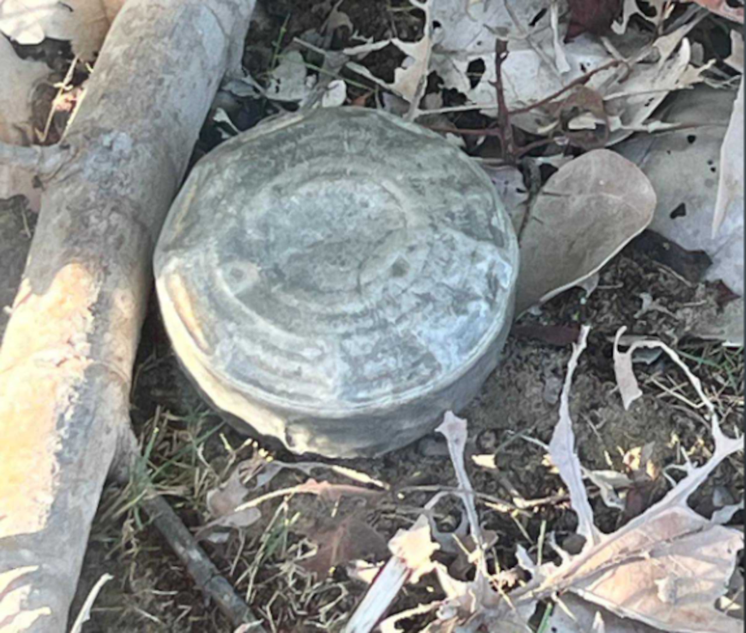 Artefacto tipo mina hallado en playa Punta Santiago en Humacao