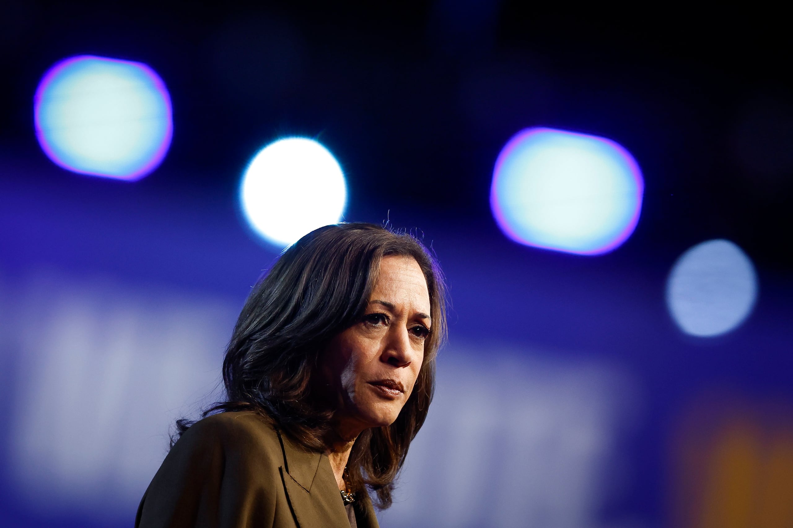La candidata presidencial demócrata a la vicepresidenta de Estados Unidos, Kamala Harris. (EFE/EPA/Caroline Brehman)