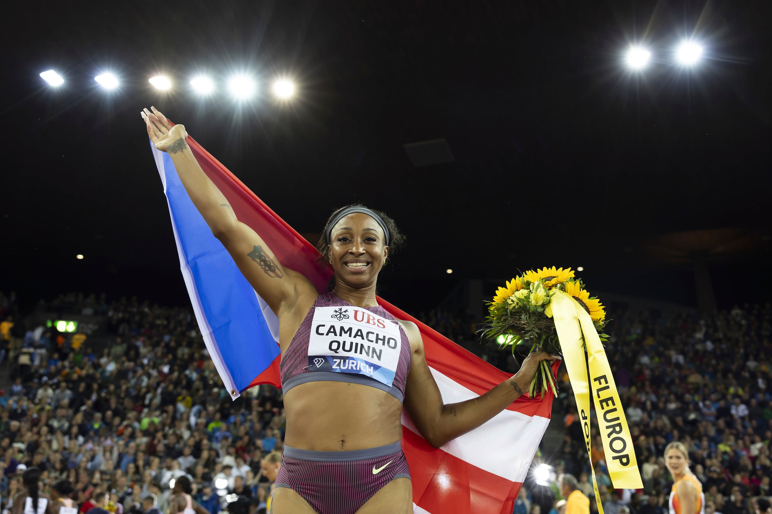 Jasmine Camacho Quinn competirá a mediados de septiembre en el Mundial de Atletismo en Tokio, Japón.