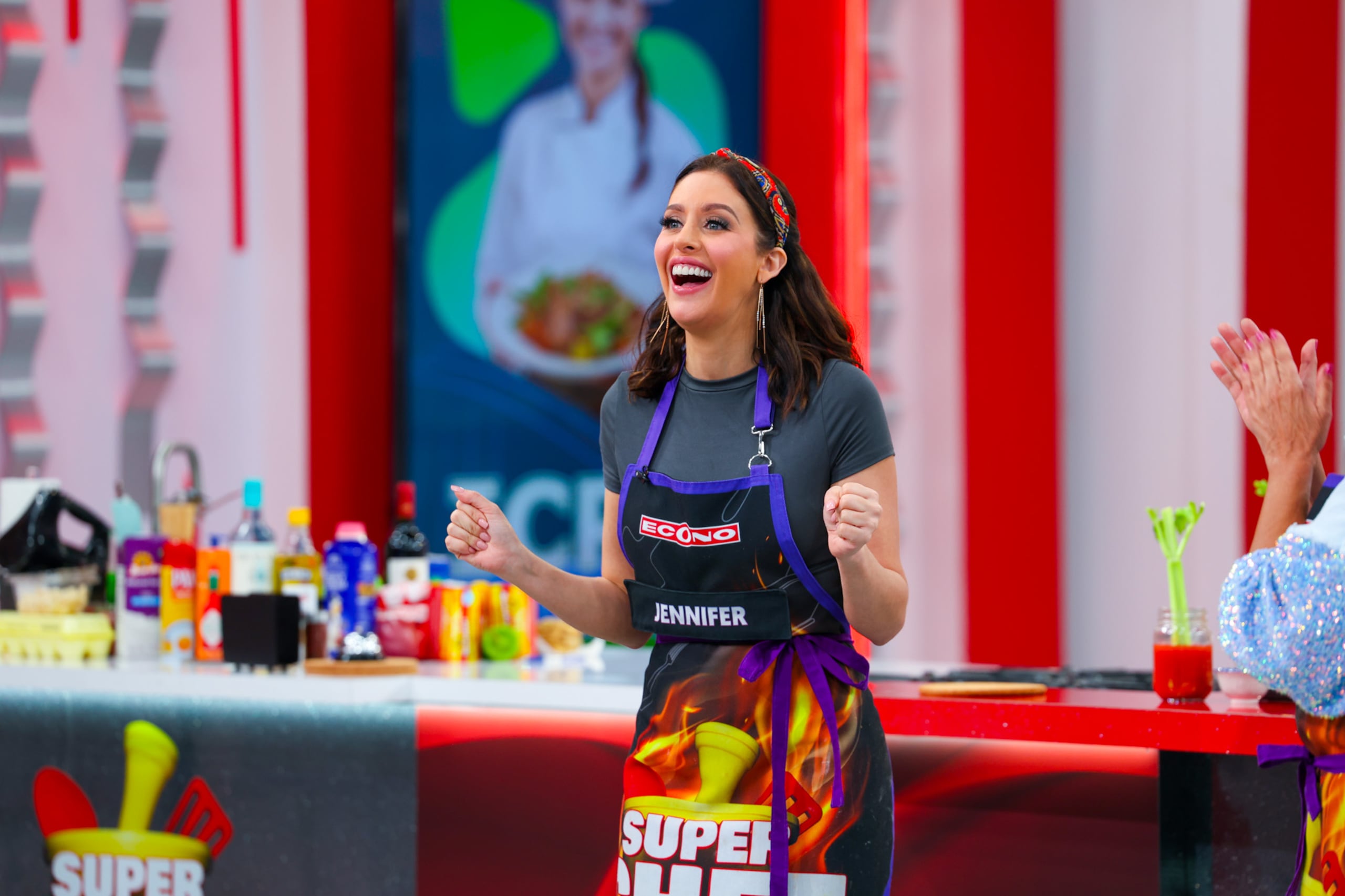 Jennifer Colón ganó su segundo reto en "Super Chef Celebrities".