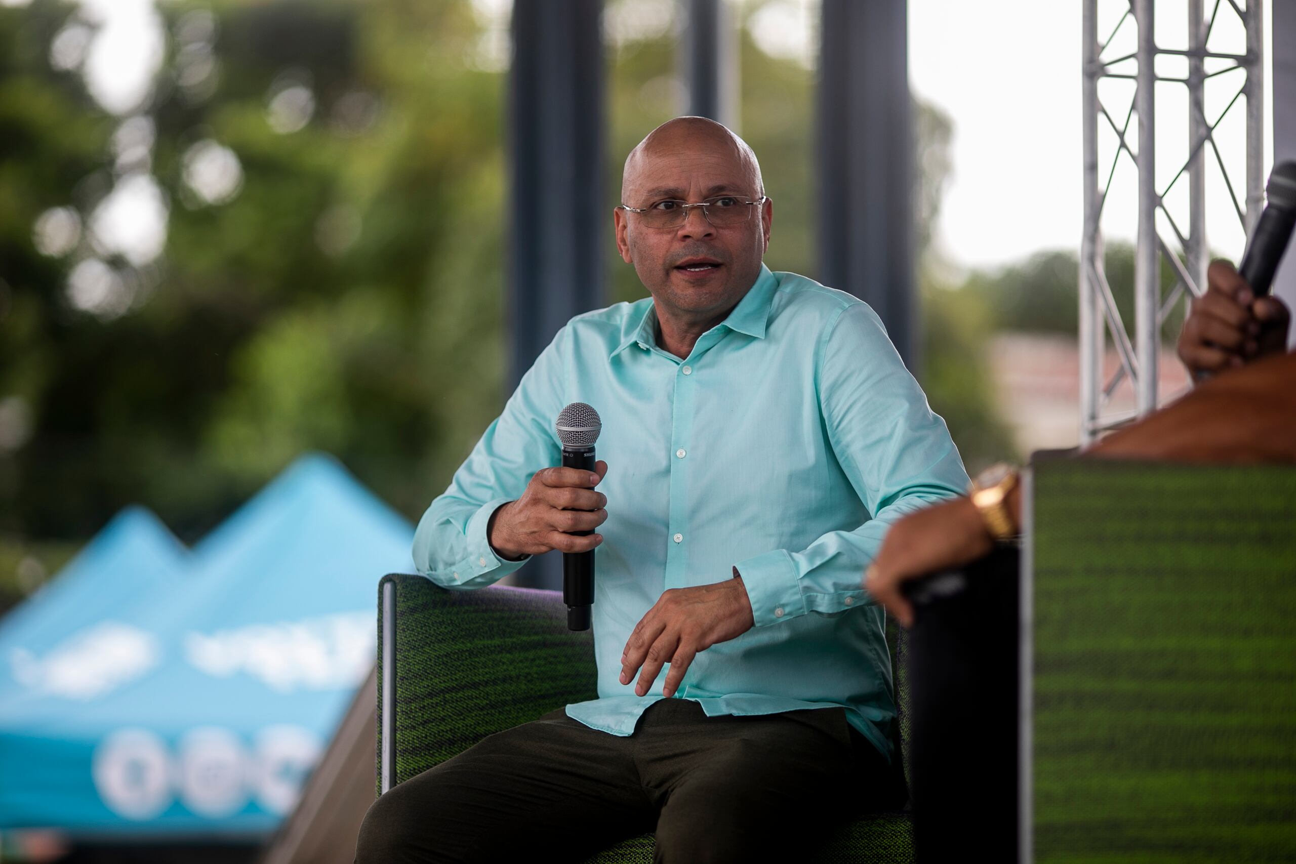 El alcalde de Manatí, José A. Sánchez González
