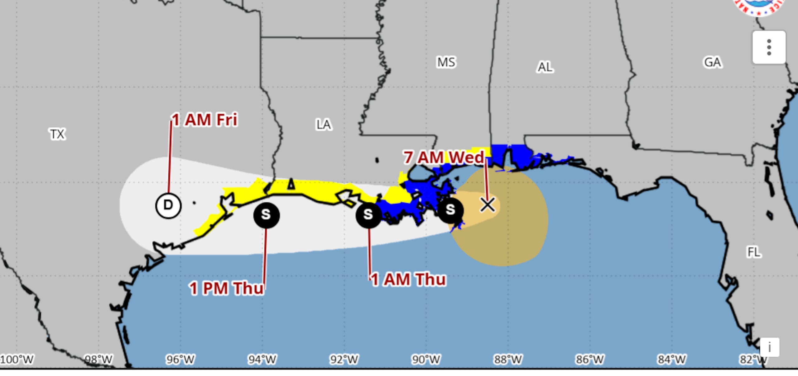 Bertha amenaza con inundaciones repentinas desde Texas hasta Florida