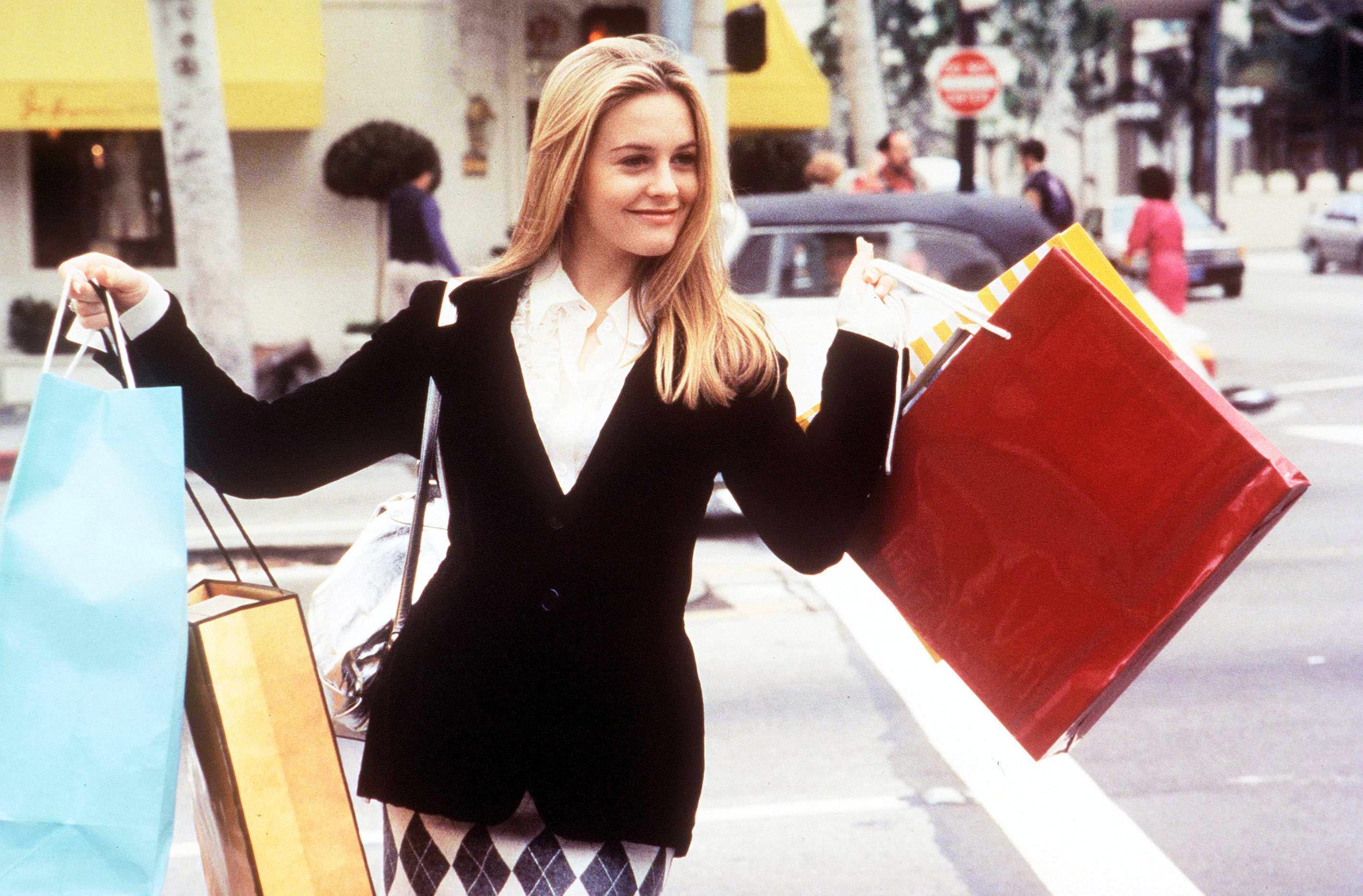 Alicia Silverstone en una escena de la película de 1995 "Clueless".