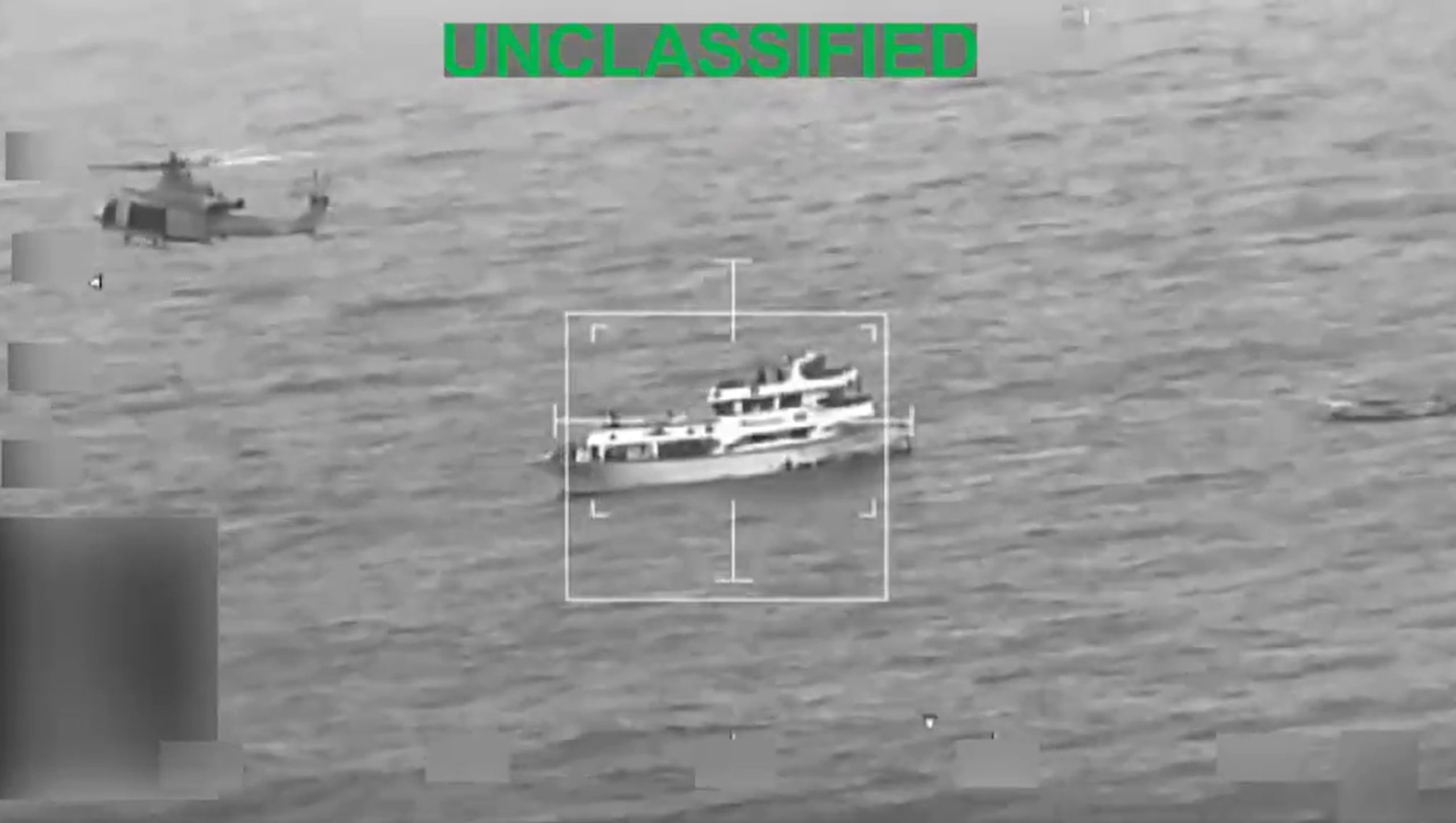 La operación se suma a una serie de interdicciones de embarcaciones utilizadas presuntamente como estaciones flotantes de reabastecimiento en el Pacífico oriental.
