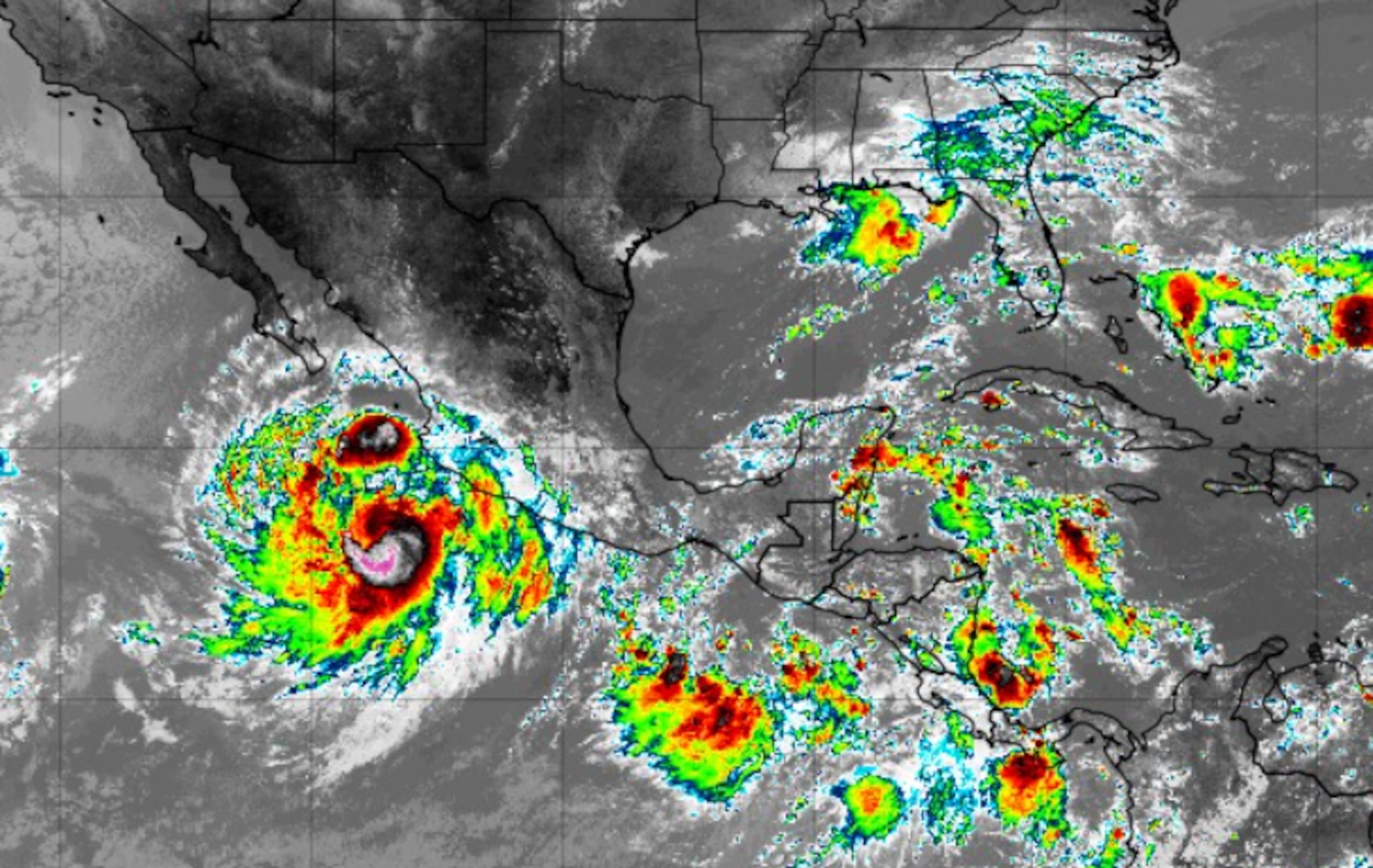 Tormenta Priscilla. (NOAA)