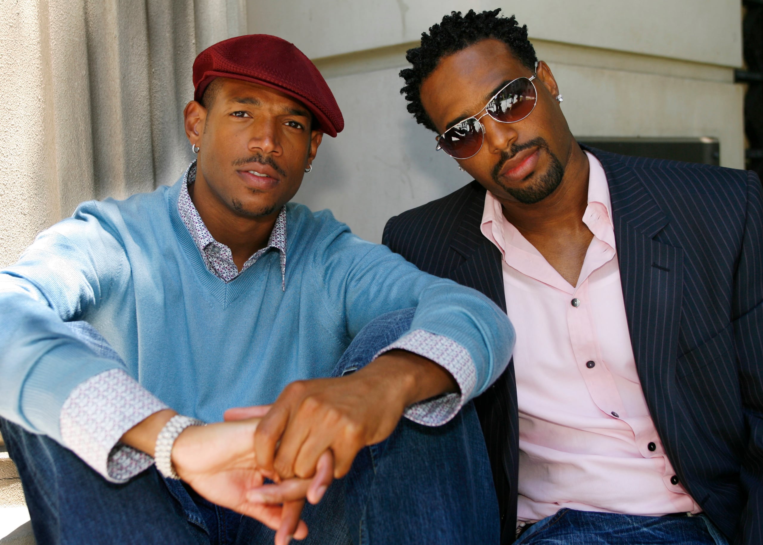 Shawn Wayans (derecha).