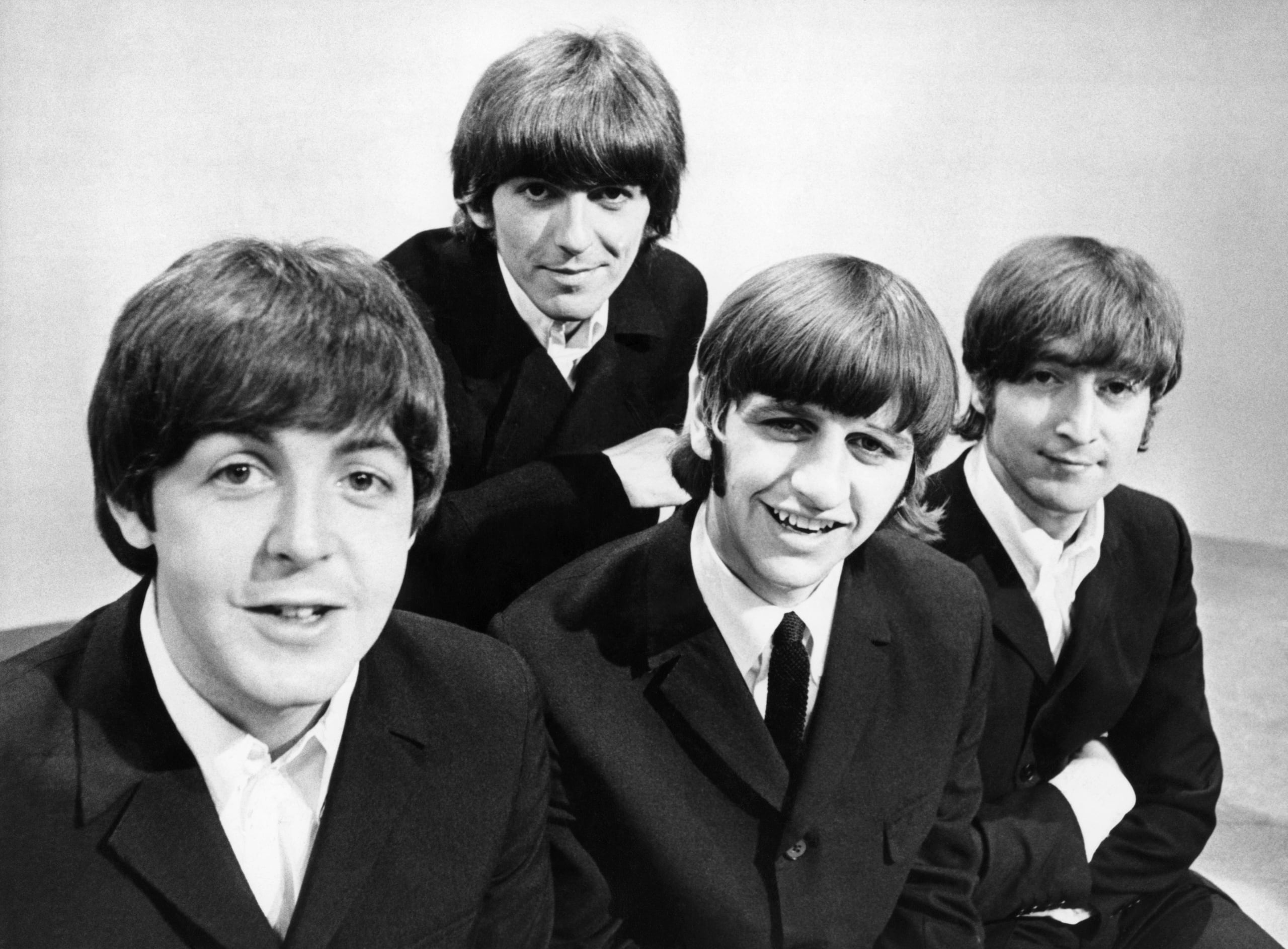 Paul McCartney, George Harrison, Ringo Starr y John Lennon en Londres, en 1966.