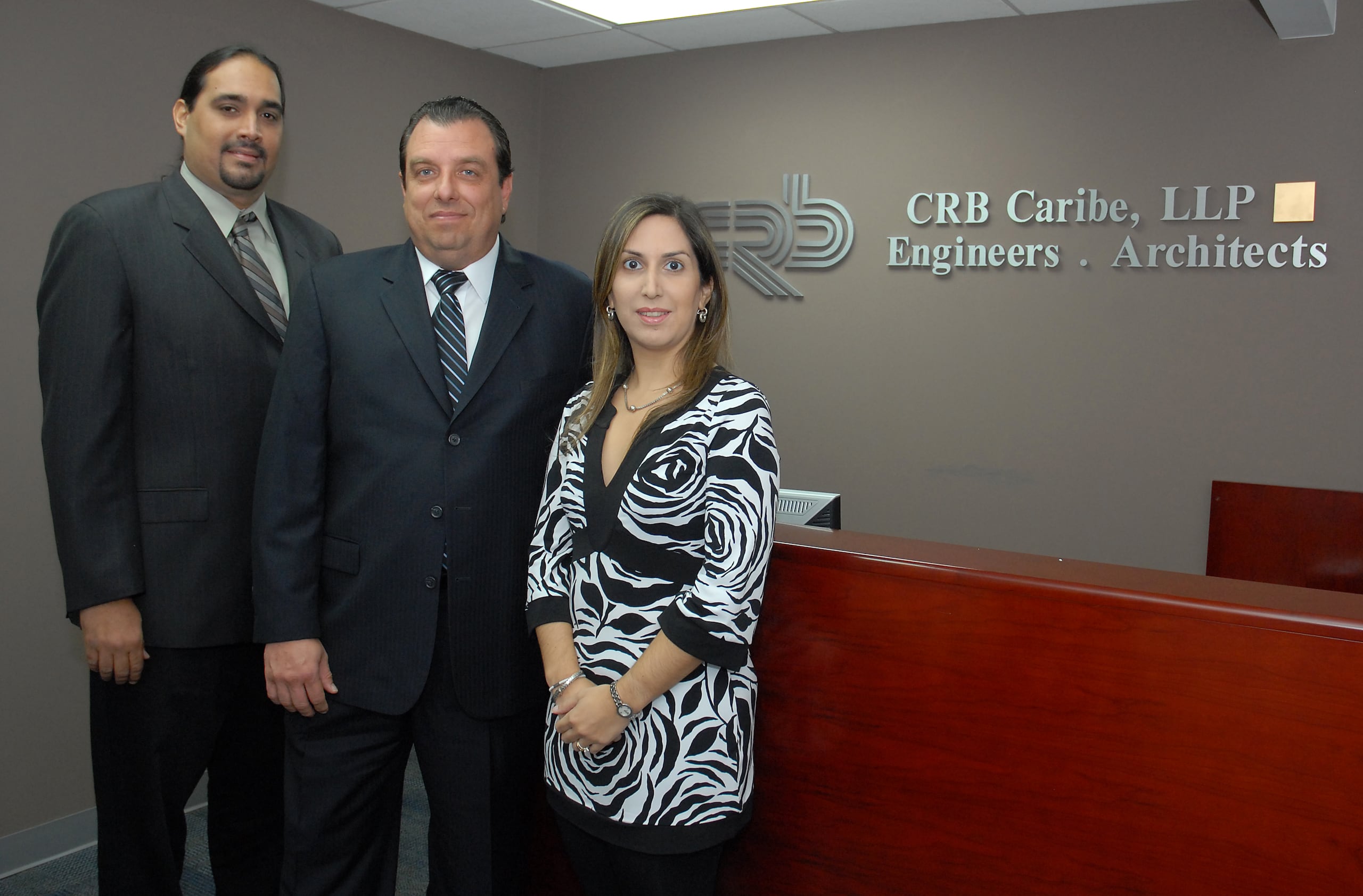 De izquierda a derecha: José Sánchez, Thomas Forester y Rosa Pérez, miembros de la Junta de Directores de CRB Caribe.