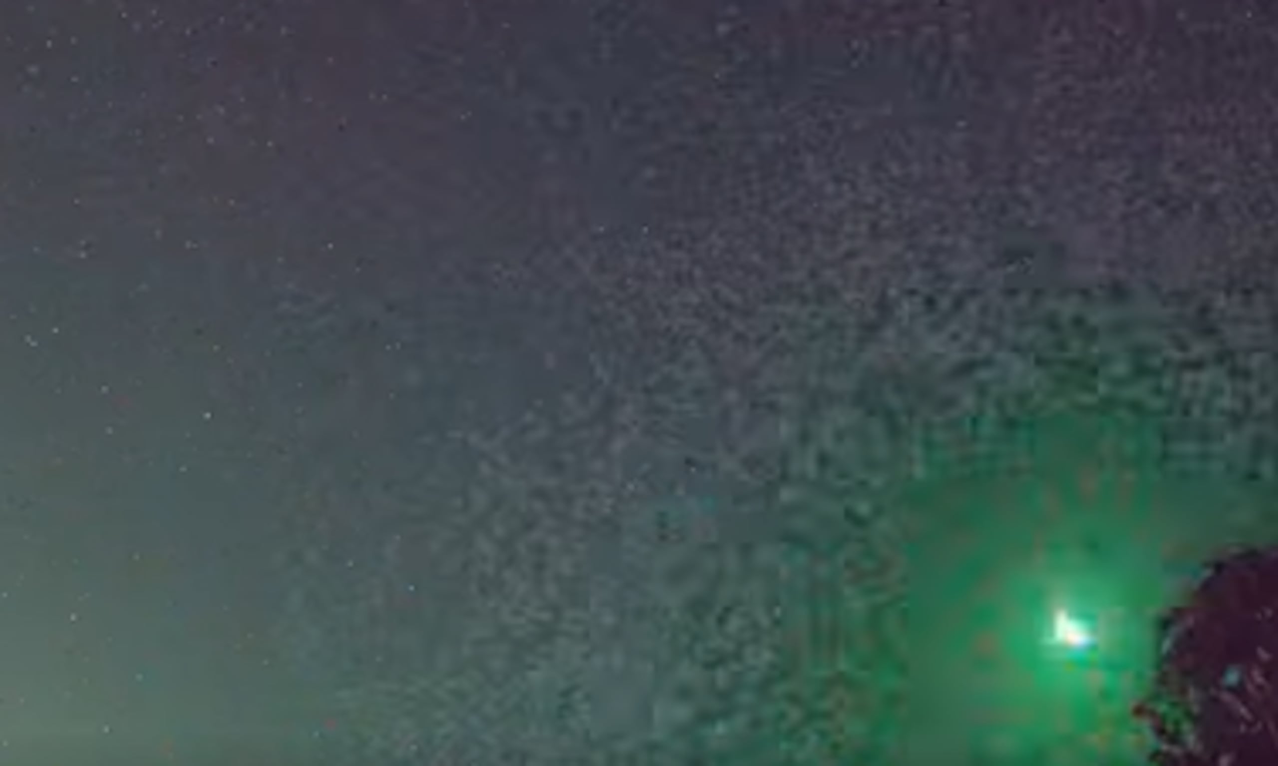 Meteoro que explotó y fue visible desde Puerto Rico
