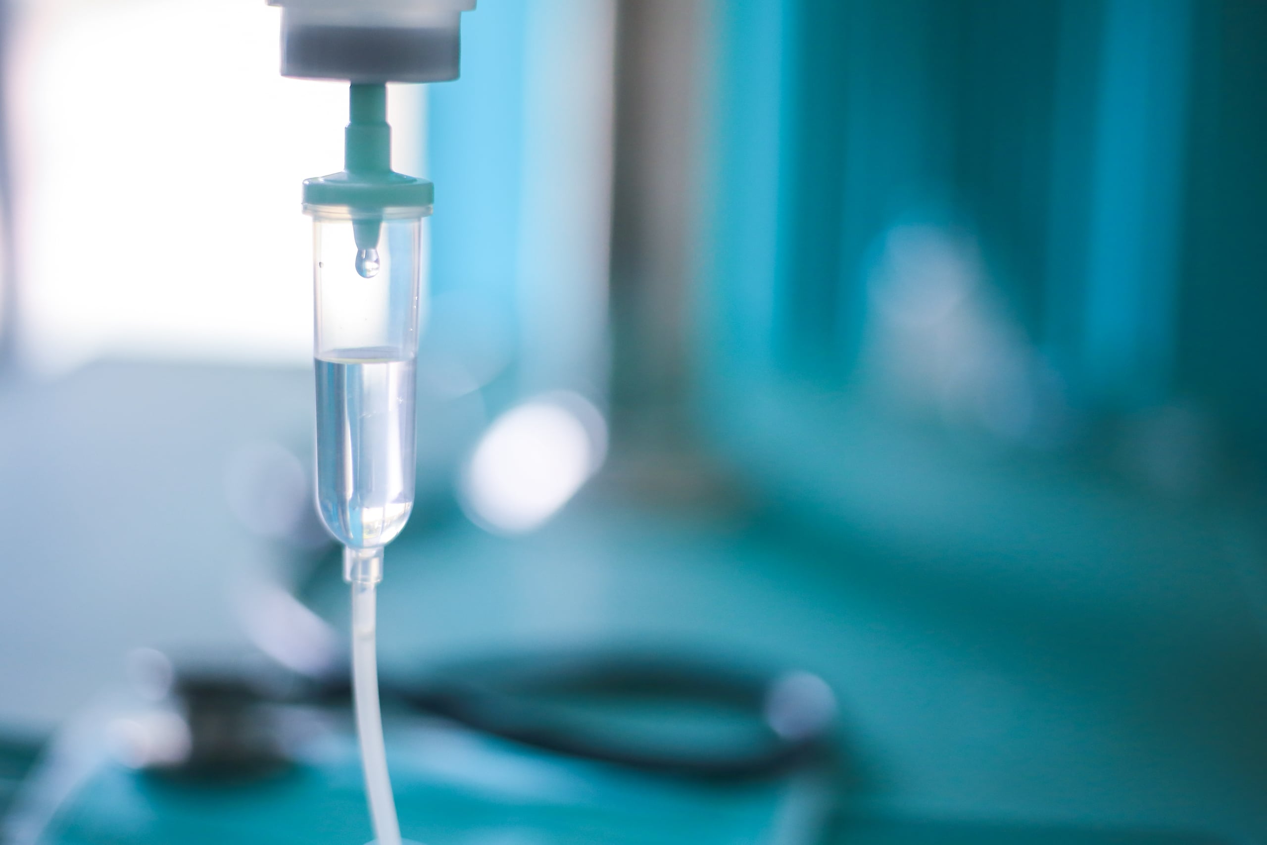 Un suero de un hospital