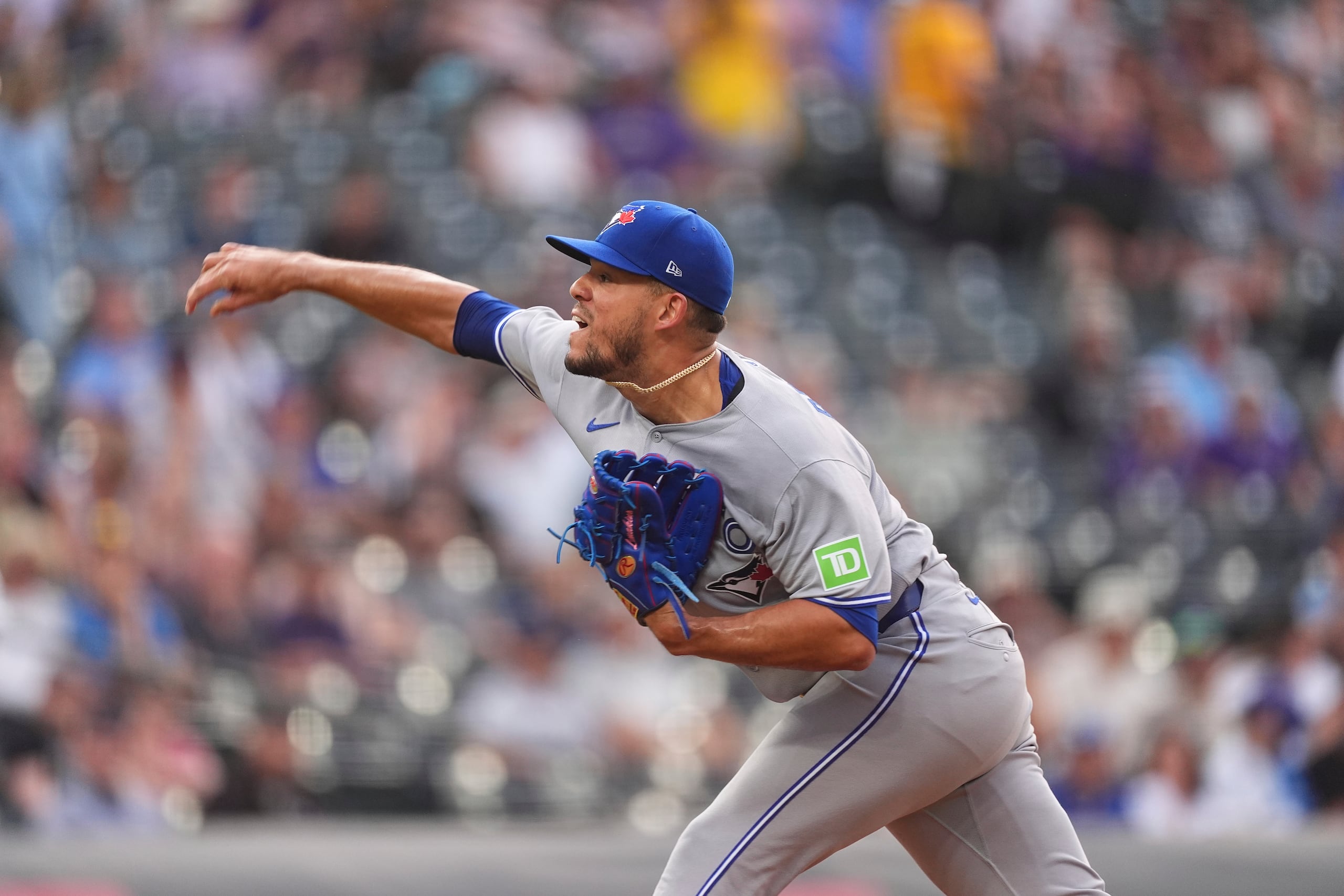 El lanzador boricua de los Blue Jays de Toronto, José Berríos, se encuentra en proceso de rehabilitación.