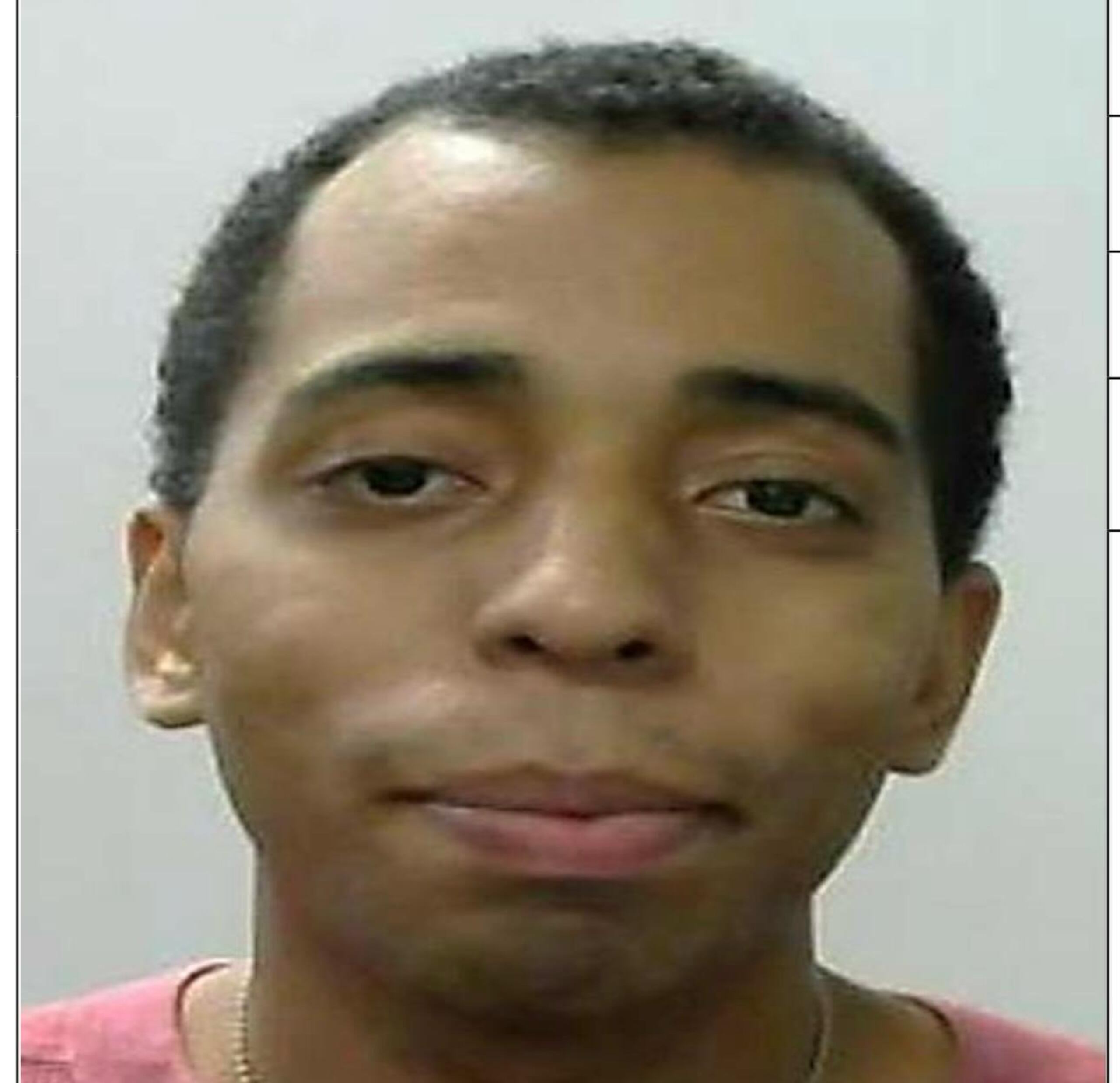 Jesús Manuel Méndez Claudio se encuentra desaparecido por lo que se activó la Alerta Ashanti. Si lo ha visto llame a la línea confidencial del Negociado de la Policía al (787) 343-2020.