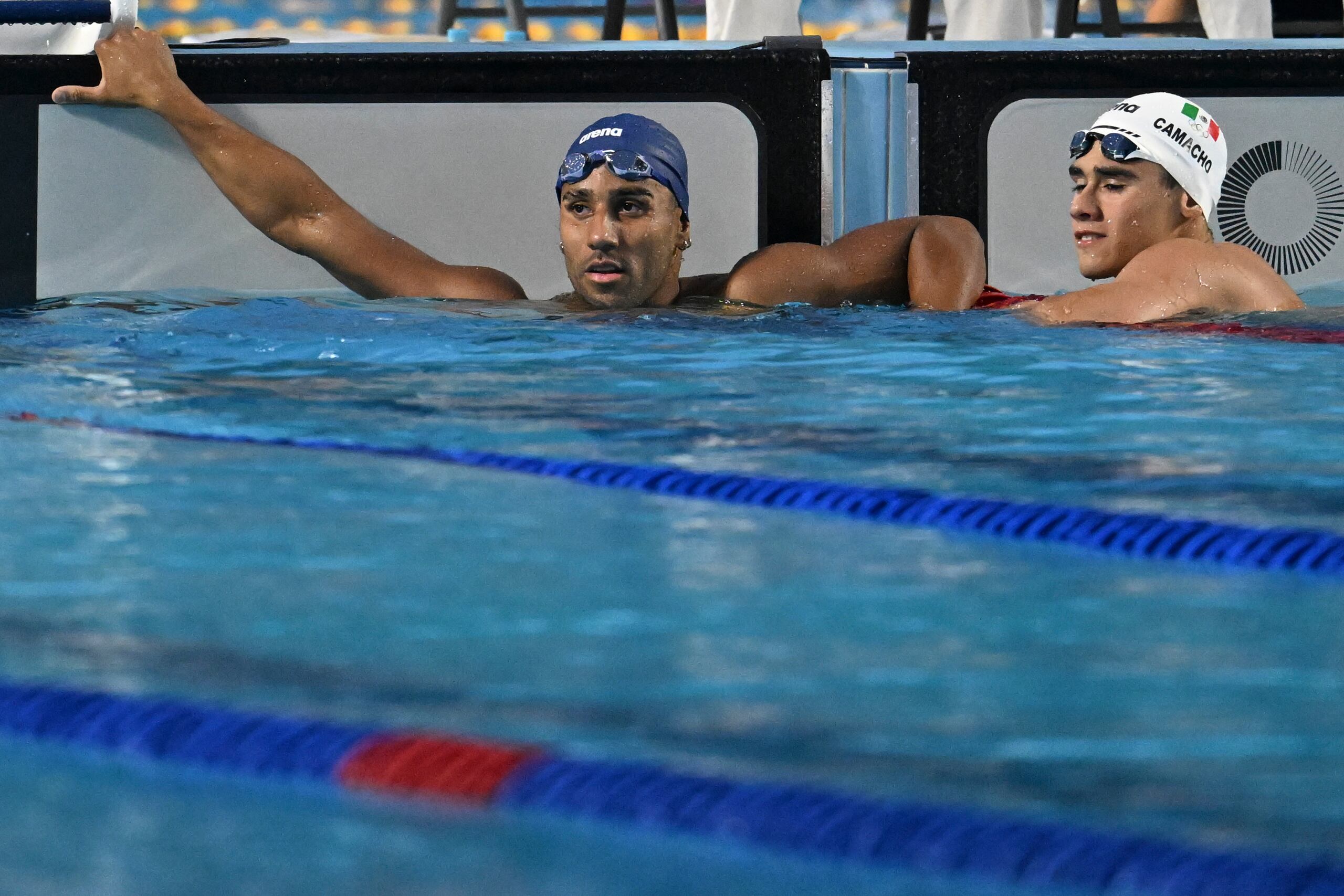 Yeziel Morales, de Puerto Rico, hizo su marca en estilo mariposa en piscina de 25 metros.