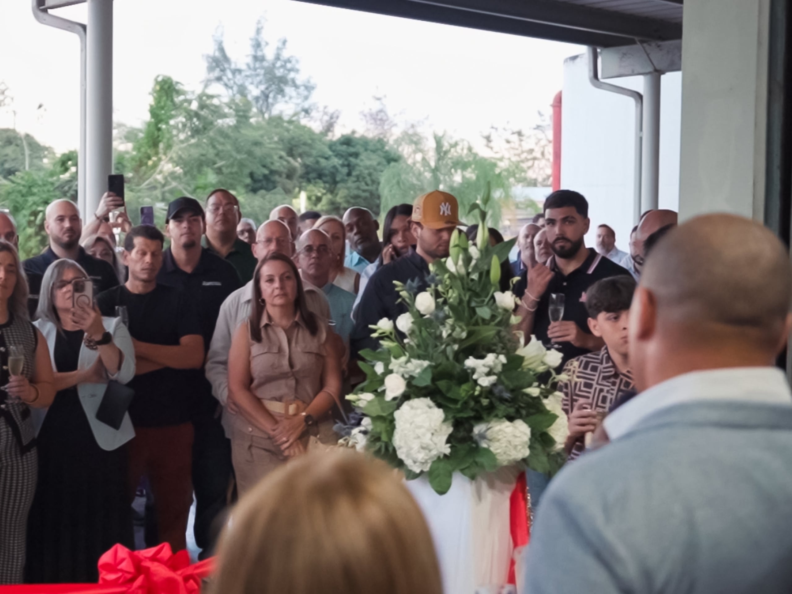 Momento de la ceremonia de inauguración.