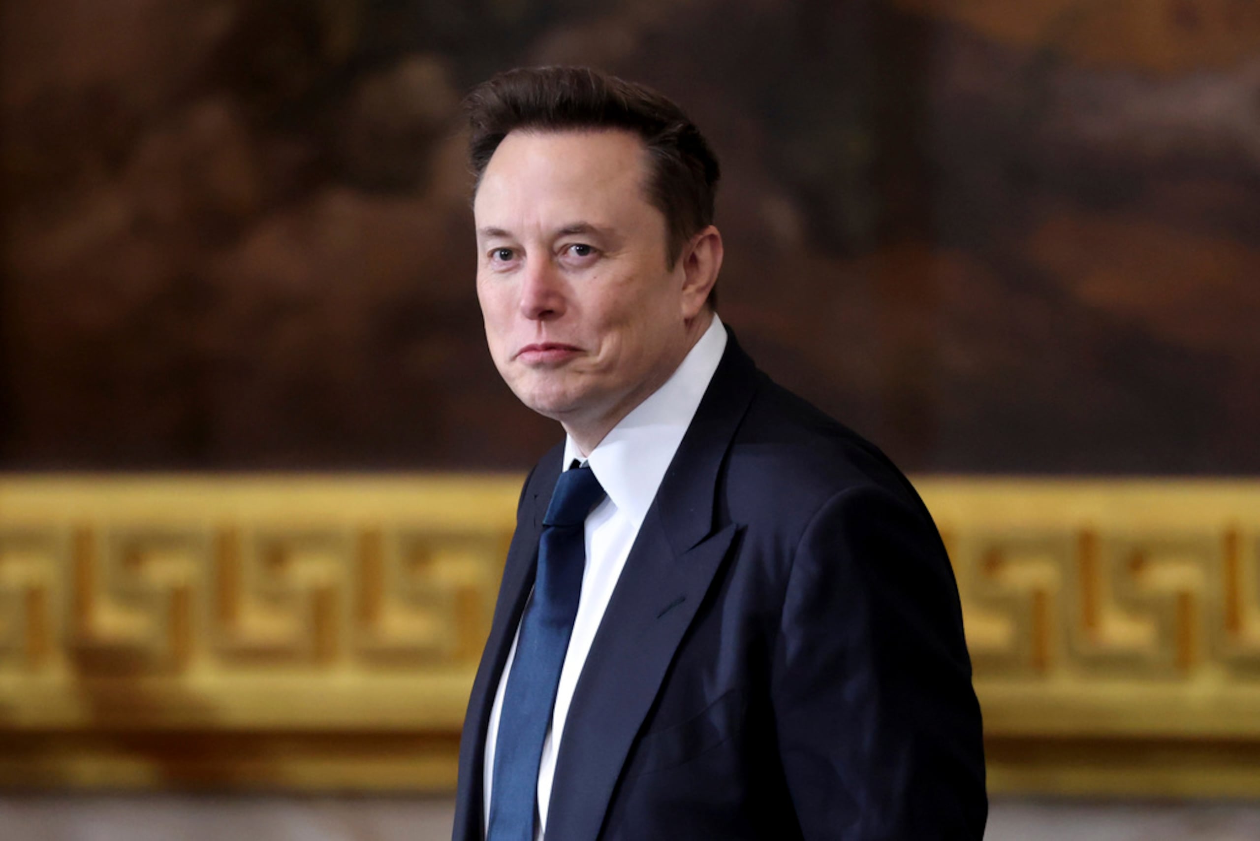 Elon Musk (Kevin Lamarque/Pool Photo via AP)