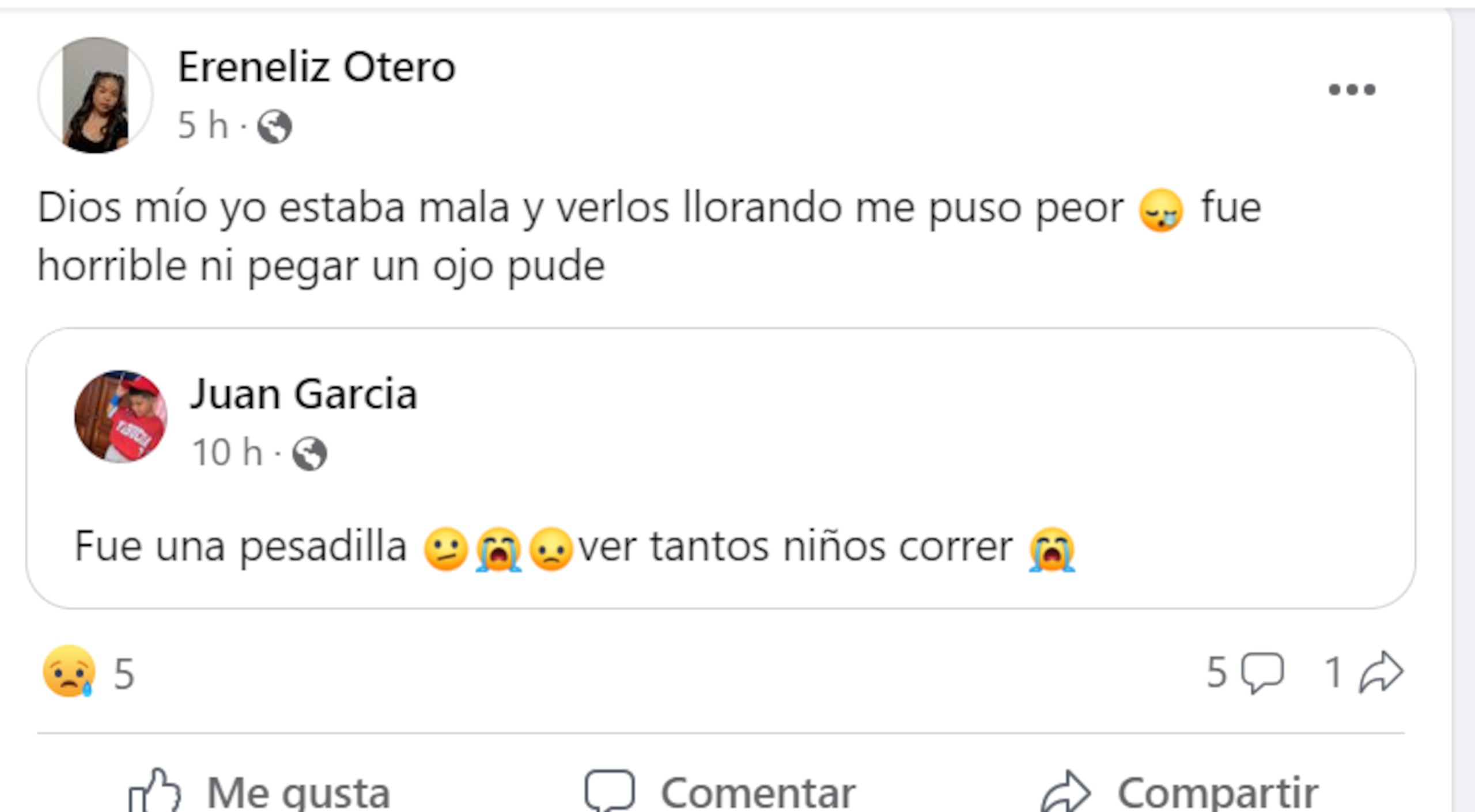 Asistentes a la actividad de recaudación de fondos describen lo ocurrido en las redes sociales.