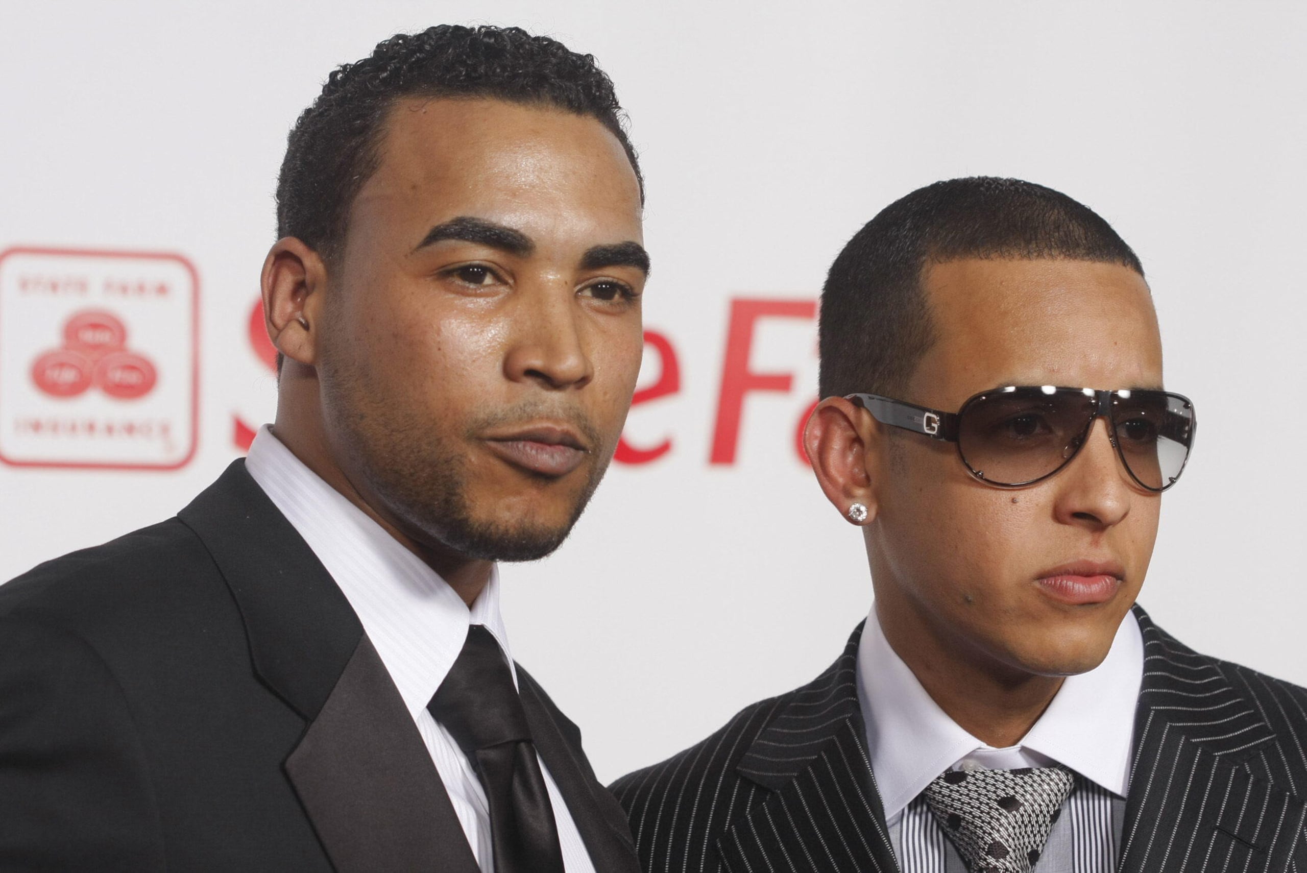 Don Omar y Daddy Yankee en los Premios Billboard de la Música Latina, en Coral Gables, Florida, el 23 de abril de 2009.