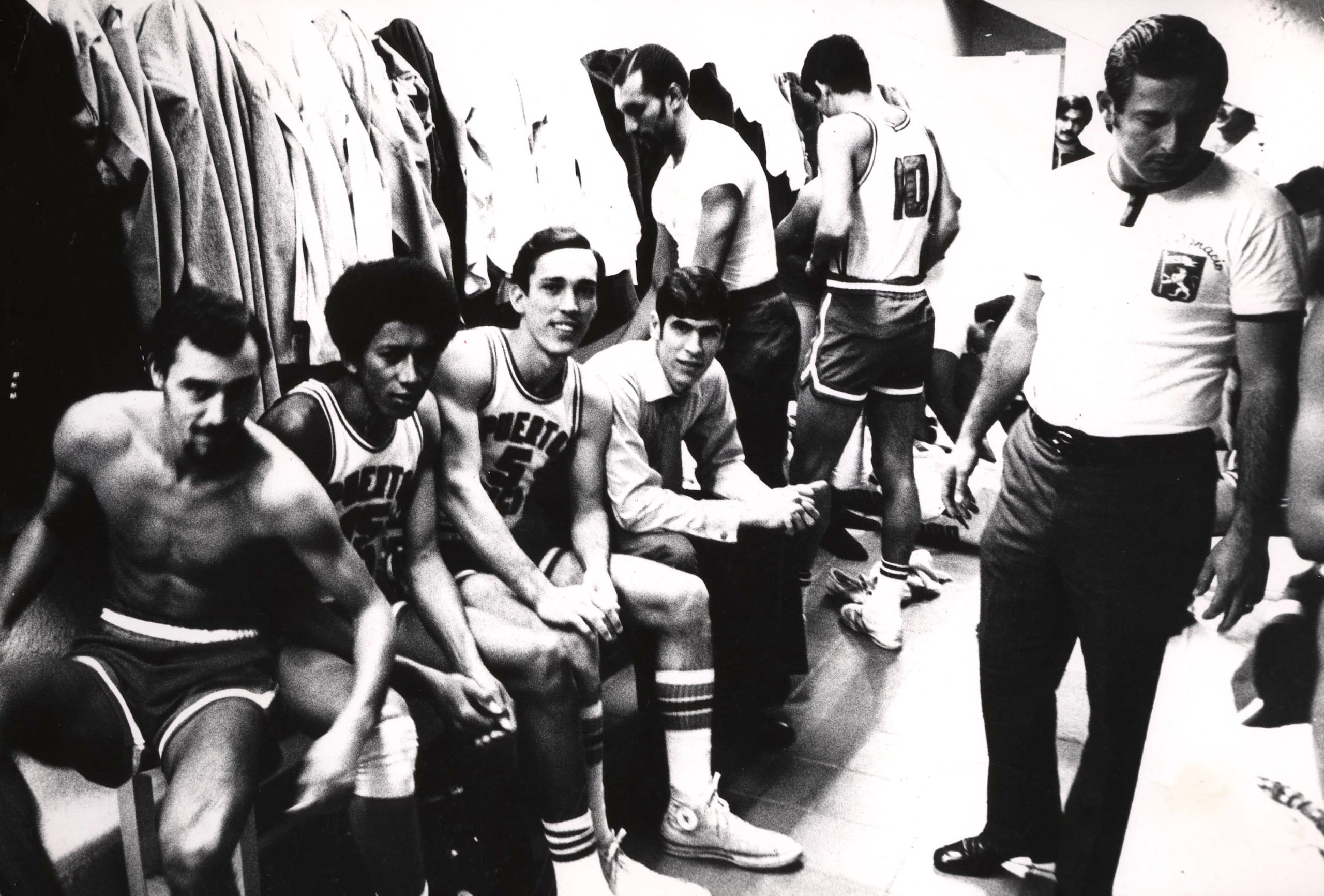 Vitito Ojeda (derecha) estuvo al mando del Equipo Nacional masculino en 1978.