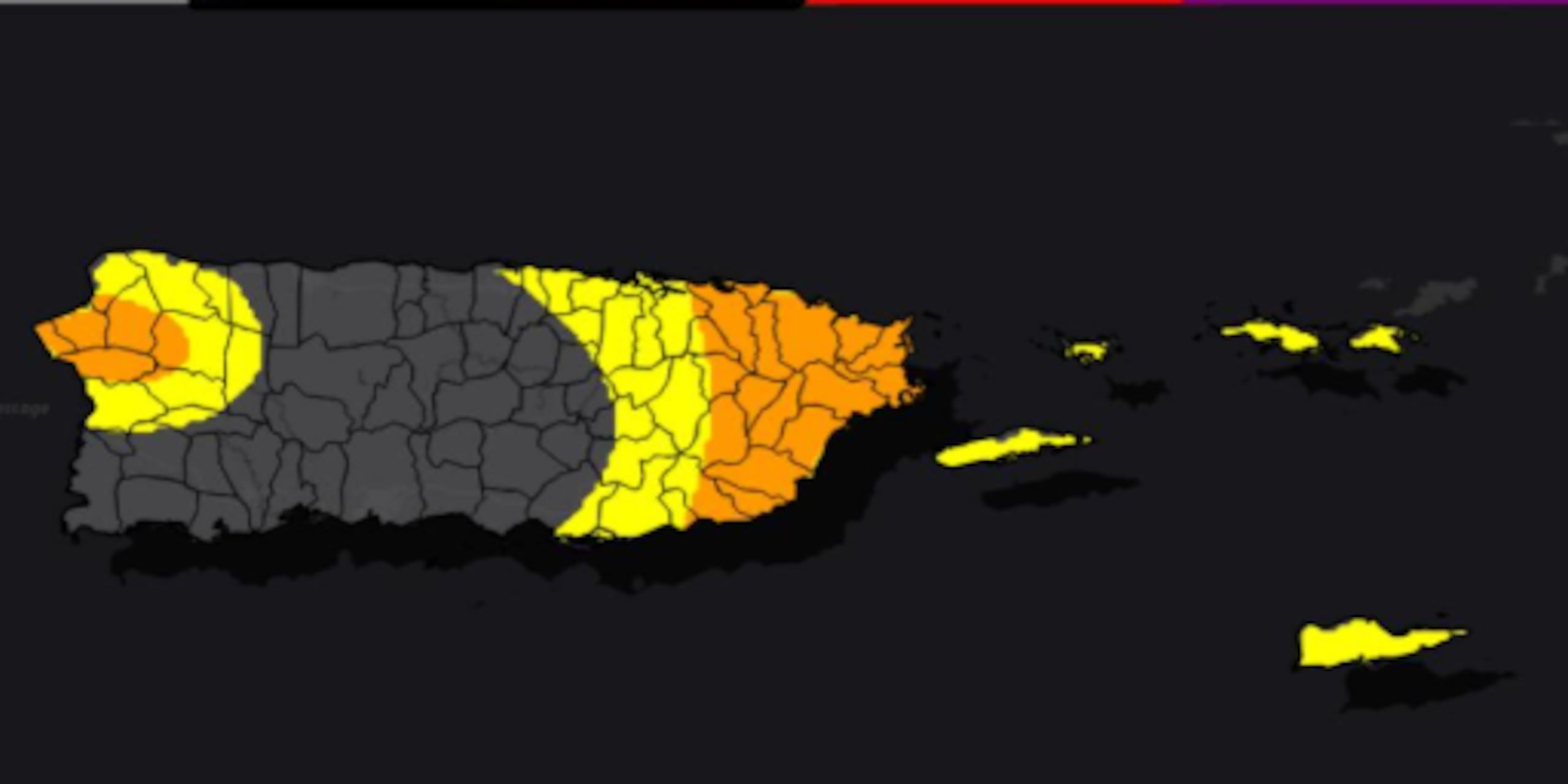 Riesgo de inundaciones para hoy, domingo.