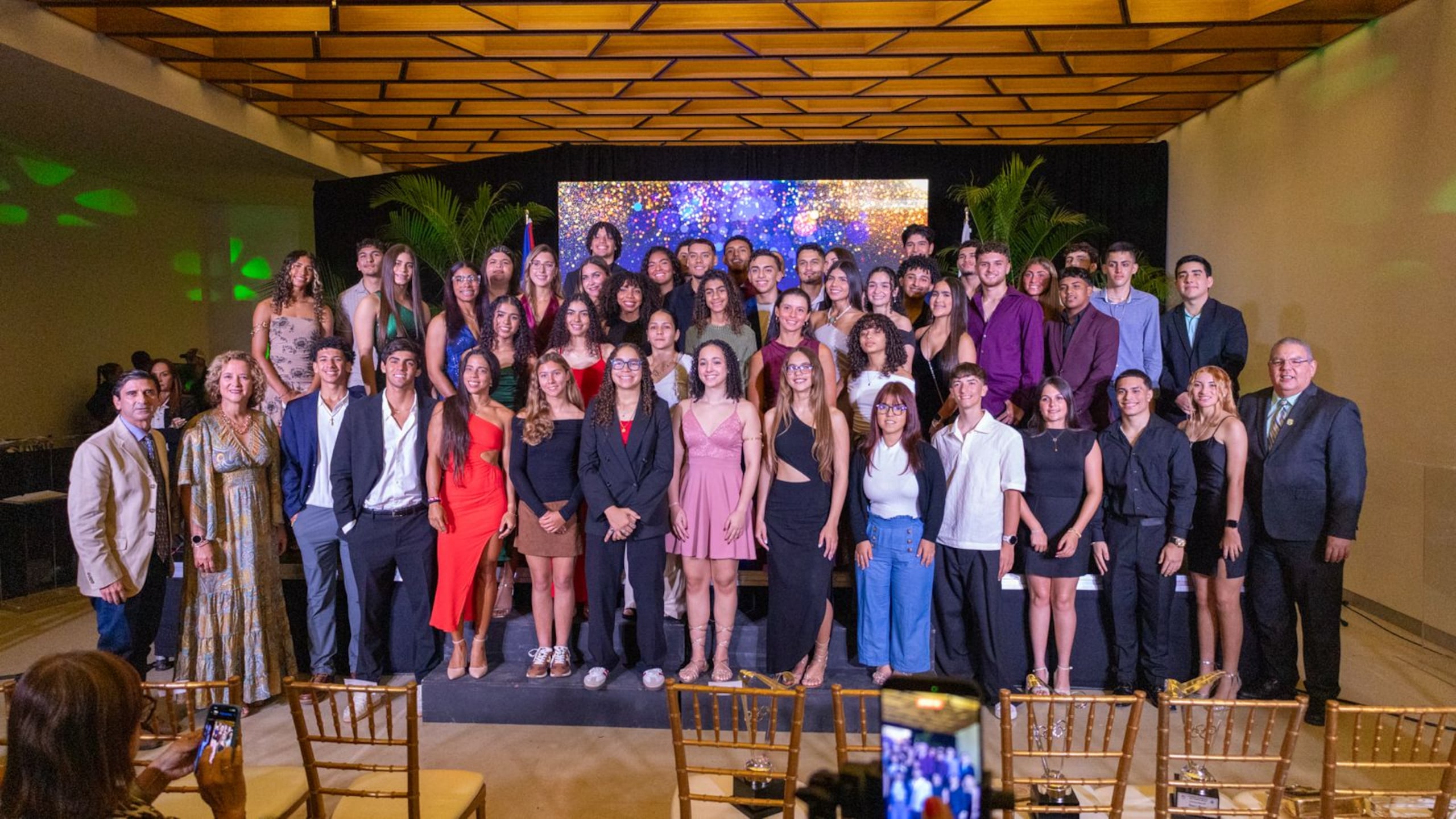 Atletas reconocidos en la Premiación Olímpica 2025.