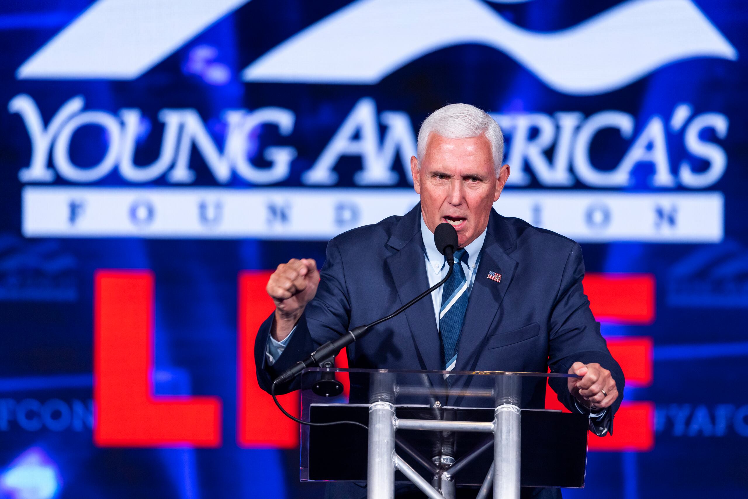 El exvicepresidente de EEUU y candidato republicano Mike Pence, en una foto de archivo. EFE/EPA/JIM LO SCALZO