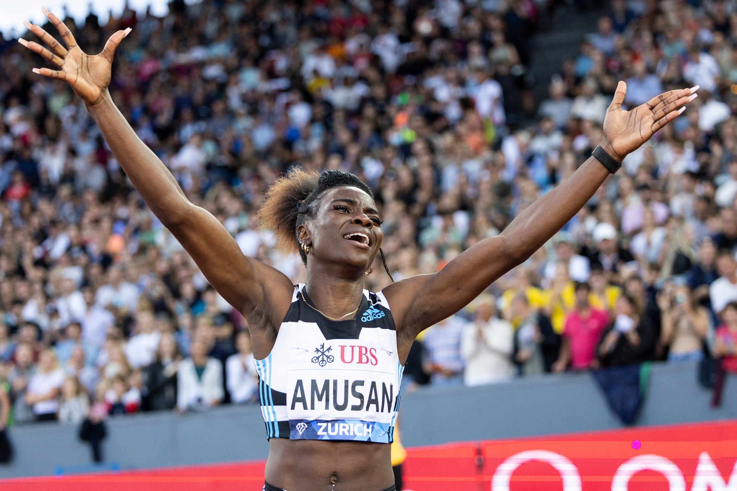 Tobi Amusan, de Nigeria, correrá la segunda serie de las semifinales.