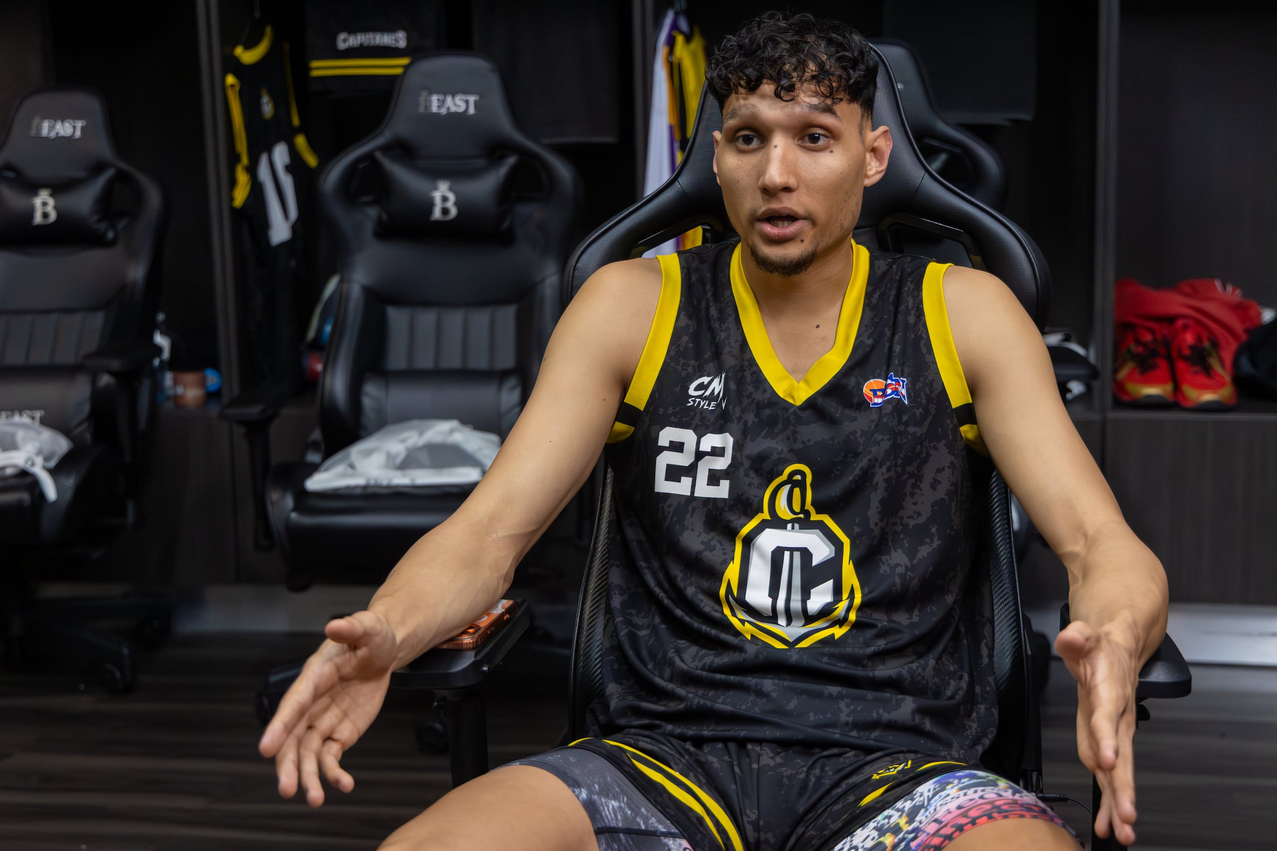 Ramses conversó con Primera Hora desde el camerino de los Capitanes.