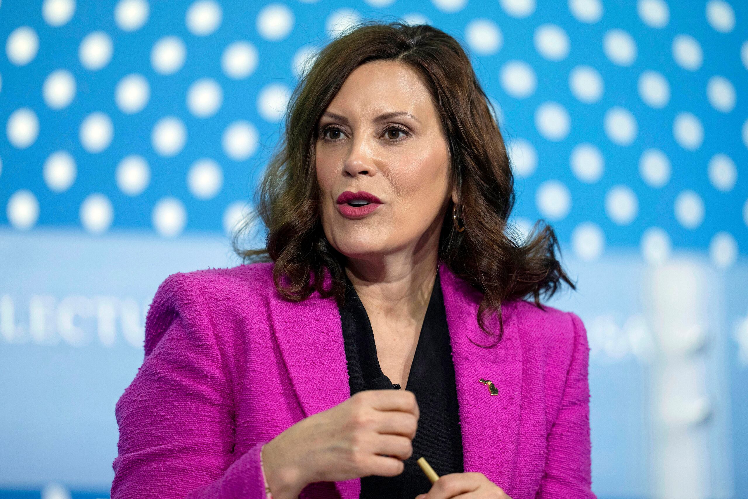 En la foto, Gretchen Whitmer, gobernadora de Michigan