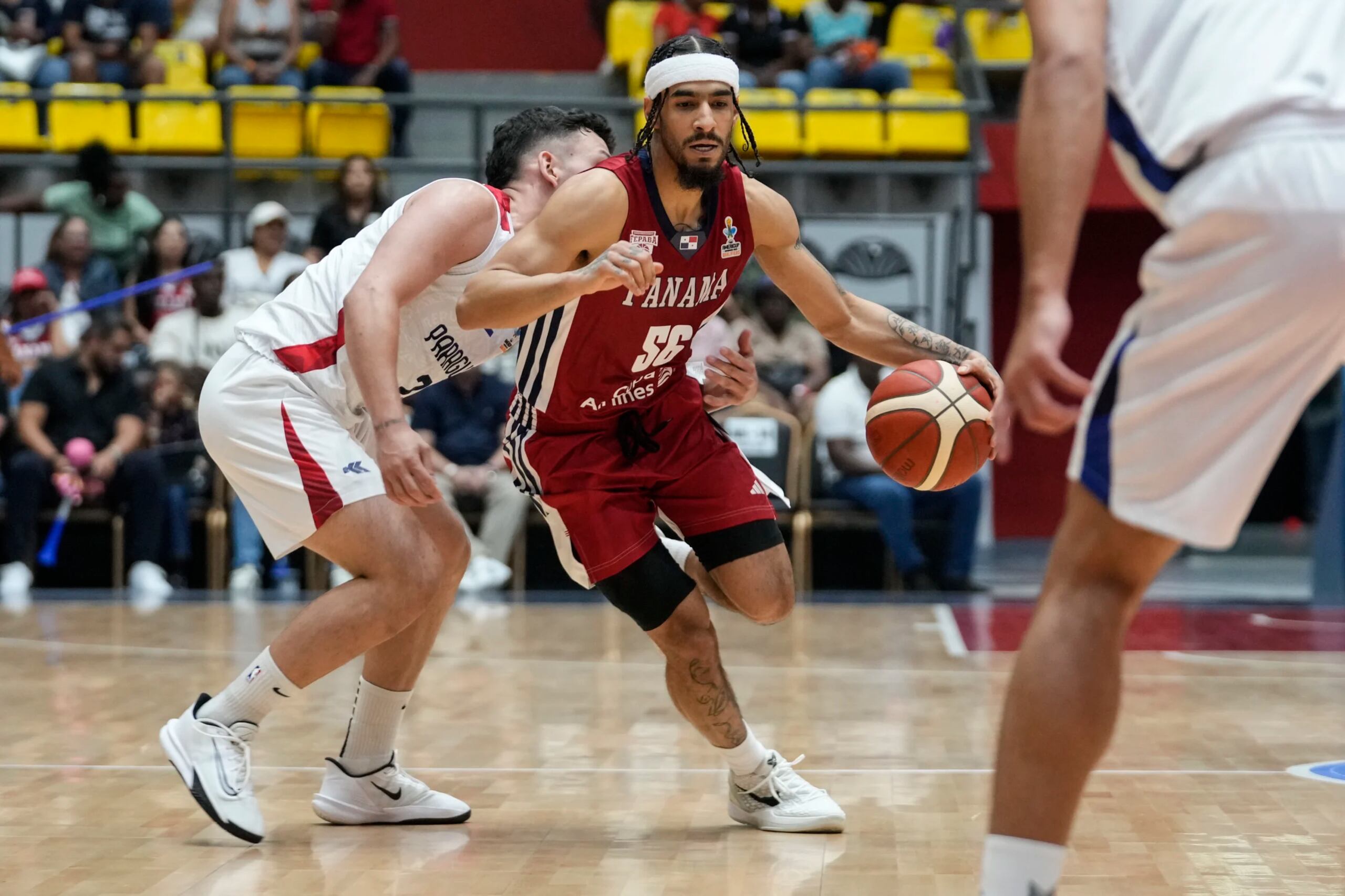 El puertorriqueño Jhivvan Jackson, quien juega con la selección de Panamá, se preparaba con el equipo para jugar hoy en el primer partido de la selección en la ventana FIBA y bajo la dirección de Nelson Colón.