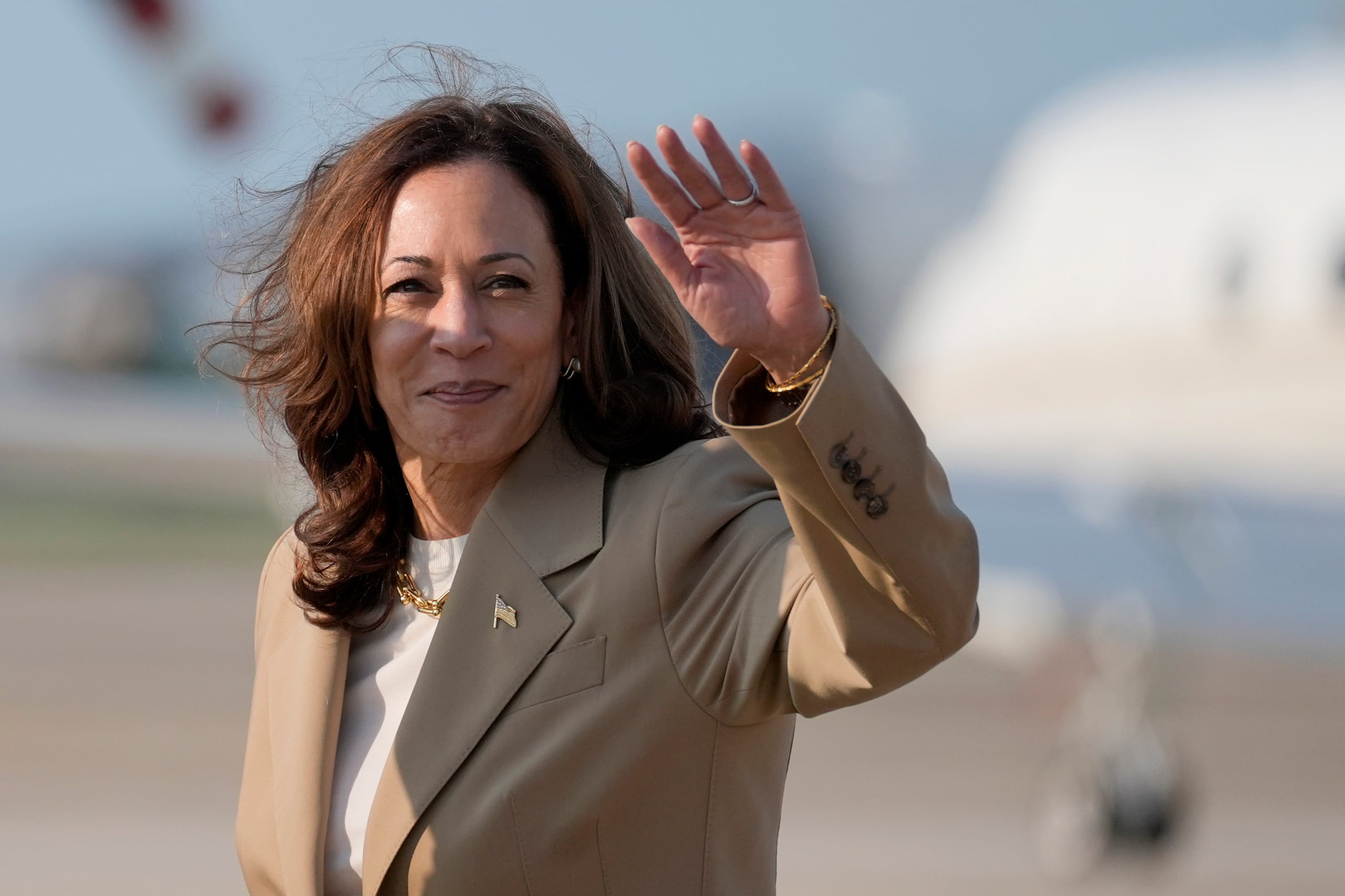 La vicepresidenta Kamala Harris