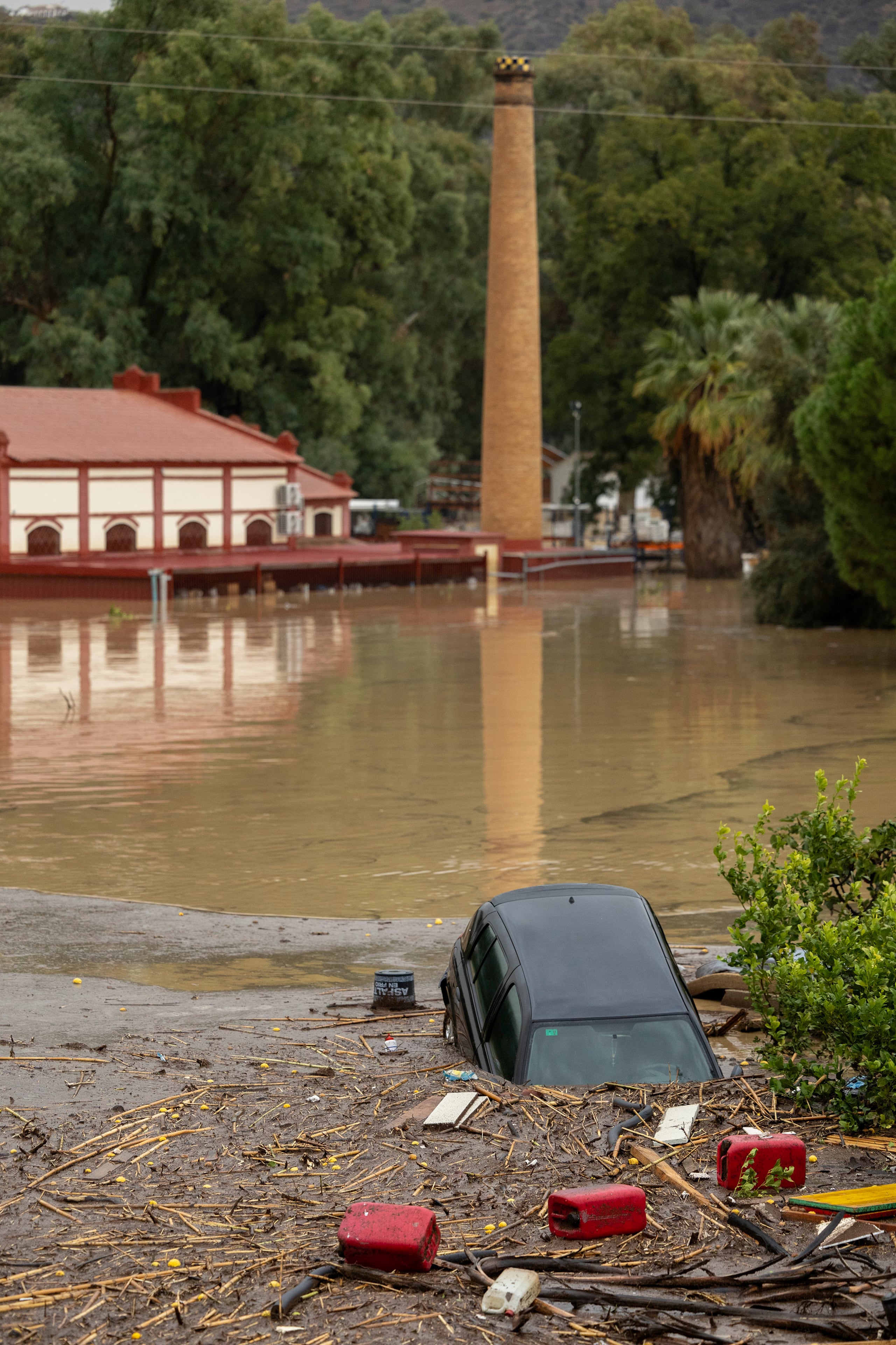 La ministra española de Transición Ecológica, Teresa Ribera, pidió a través de una publicación en la red social X “máxima cautela en el área mediterránea” antes las “preocupantes alertas de Aemet y los servicios de Protección Civil” EFE/Jorge Zapata.
