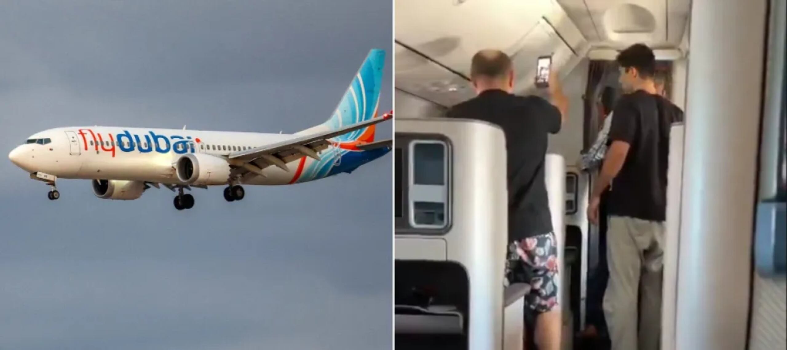 El incidente se produjo en un avión de FlyDubai.