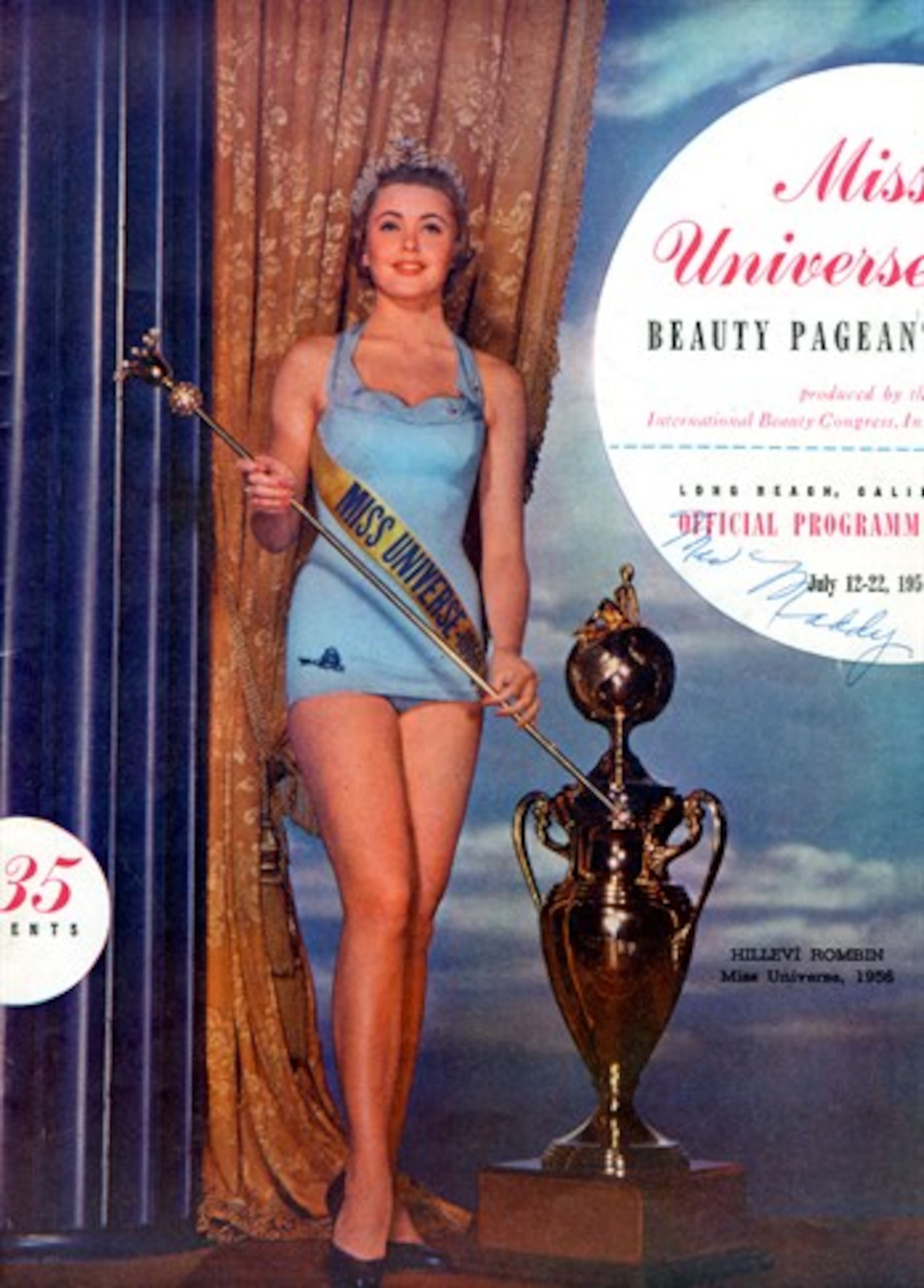 1955: Hillevi Rombin de Suecia. (Miss Universe Organization)