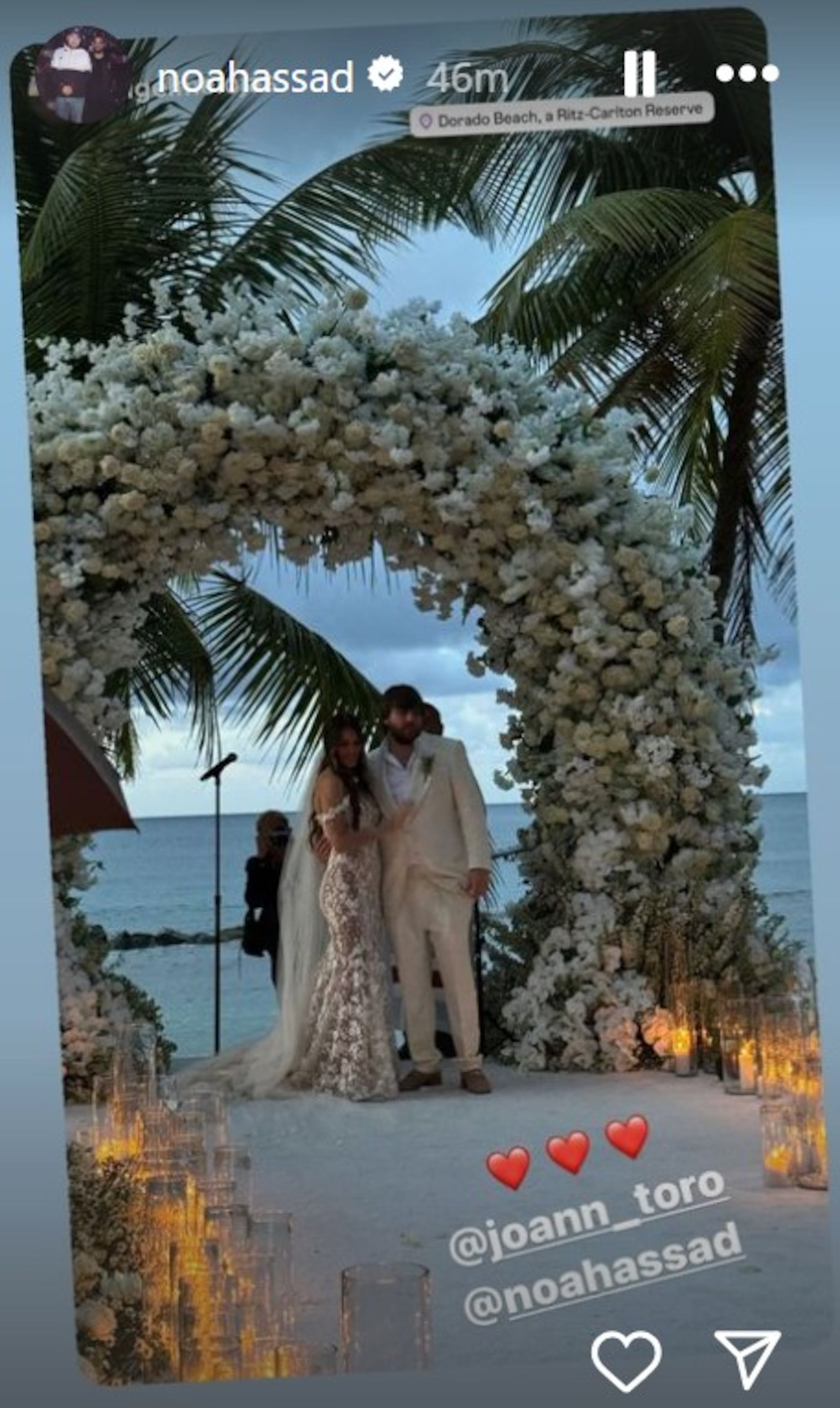 Assad compartió diversas imágenes en sus “stories” de Instagram.