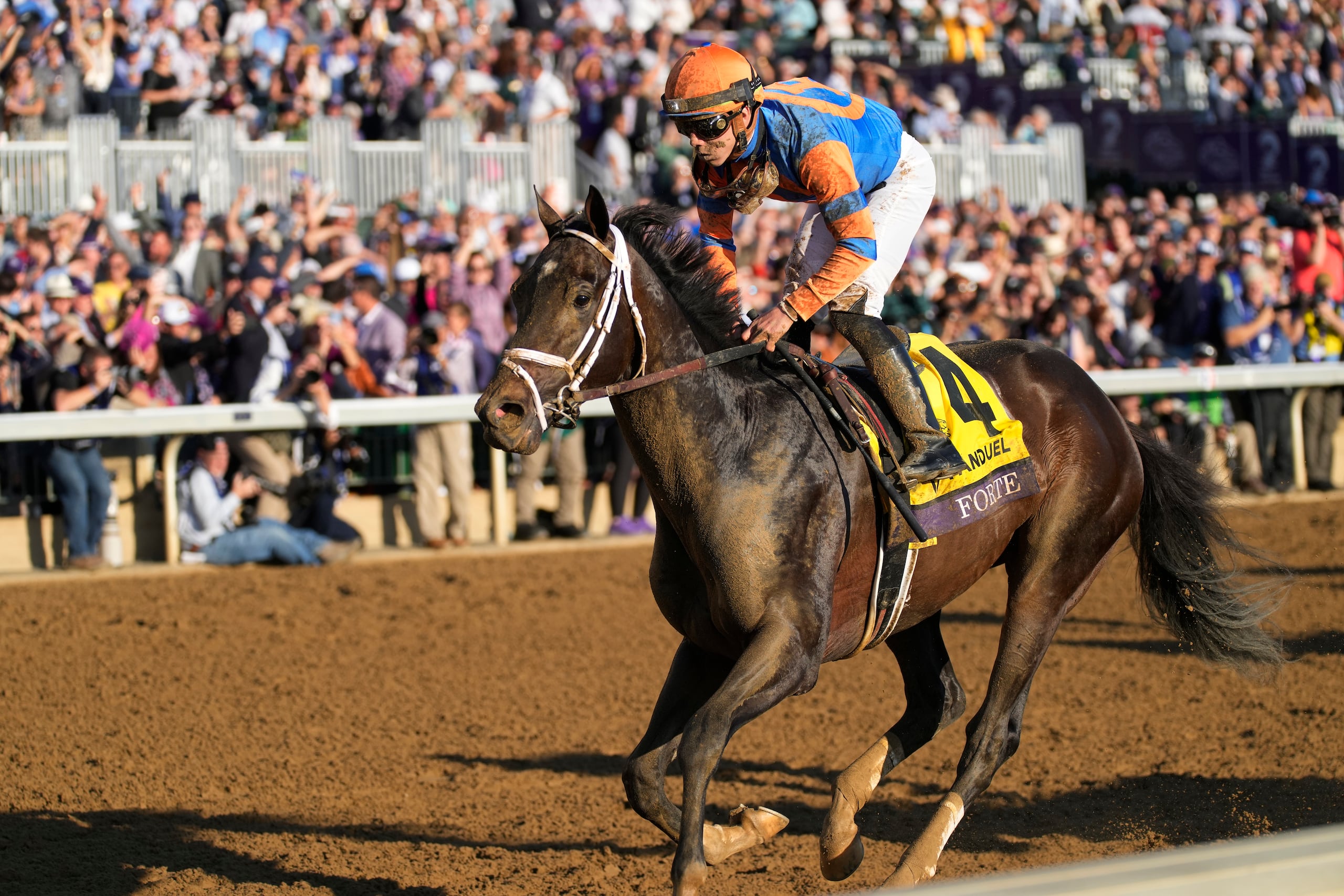 Irad Ortiz no logró triunfos en el Breeders' Cup.